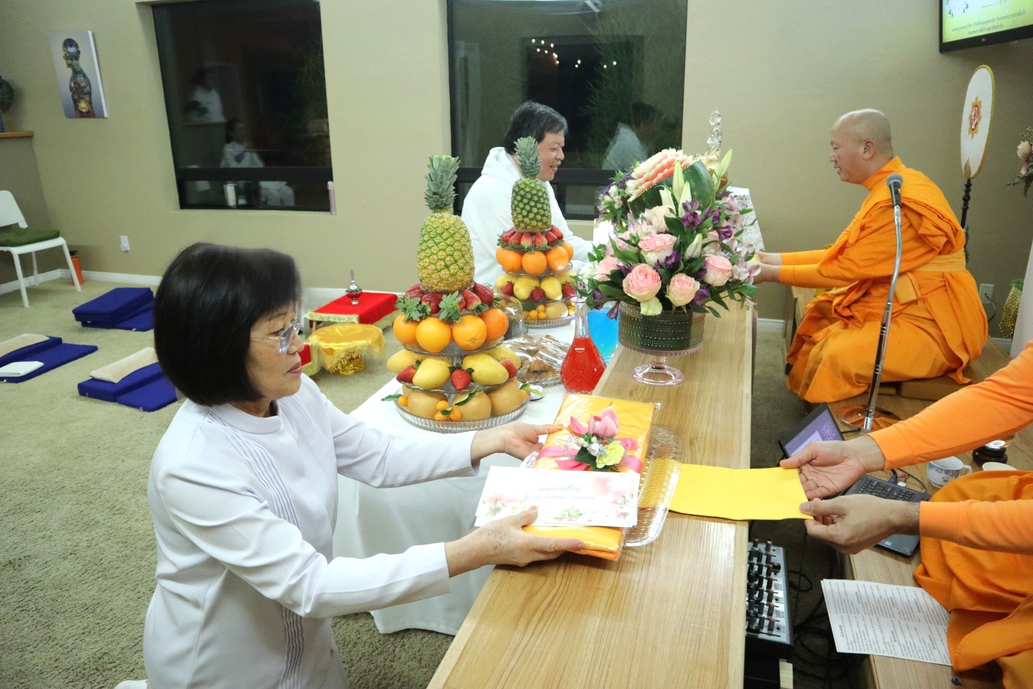 วัดภาวนาซานดิเอโก จัดงานบุญบูชาข้าวพระ