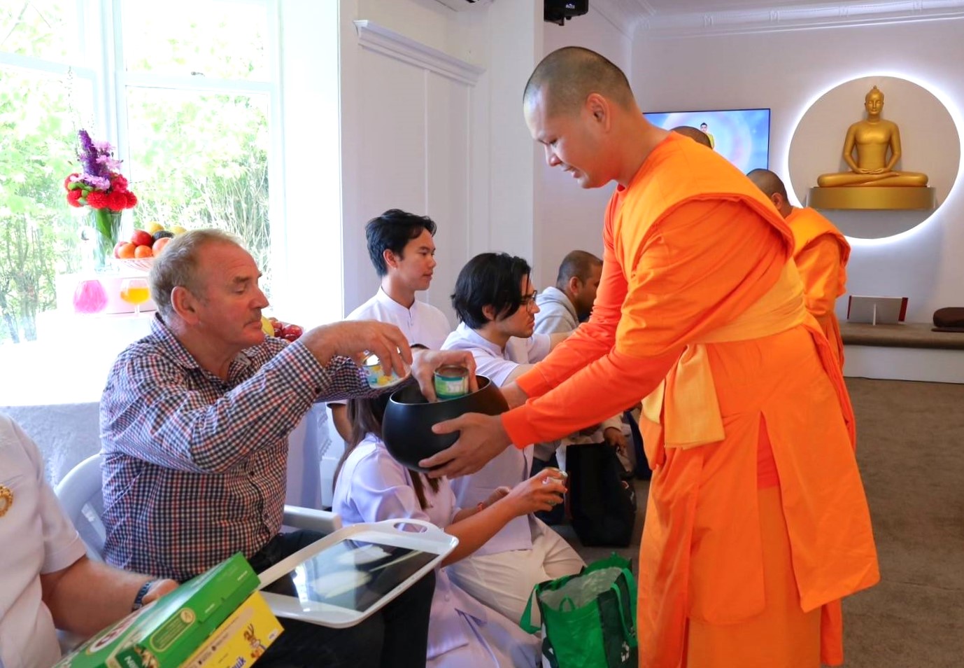 วัดพระธรรมกายดันนีดิน จัดงานบุญบูชาข้าวพระ