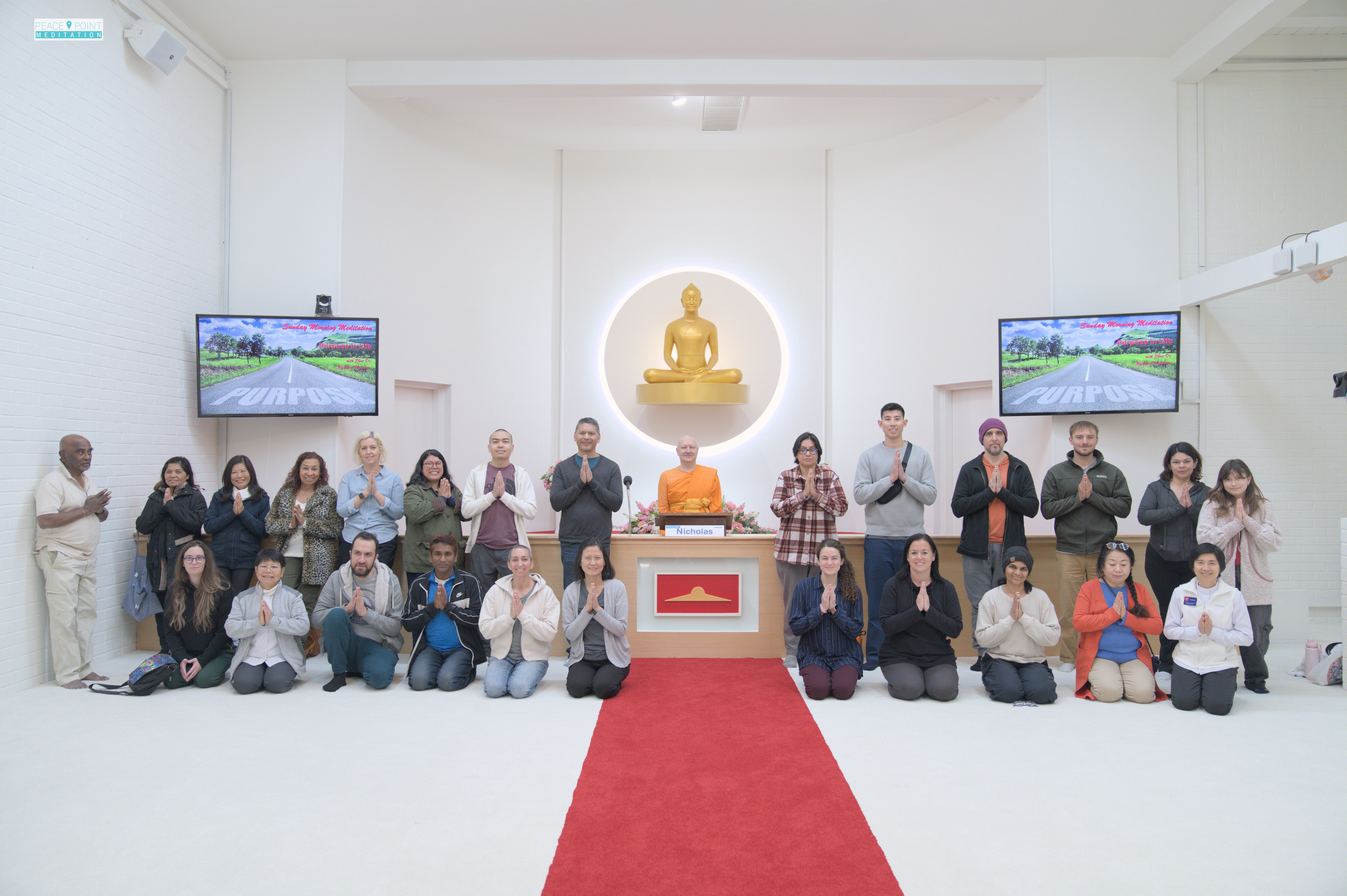 วัดพระธรรมกายแคลิฟอร์เนีย จัดกิจกรรมฝึกสมาธิให้กับชาวท้องถิ่น