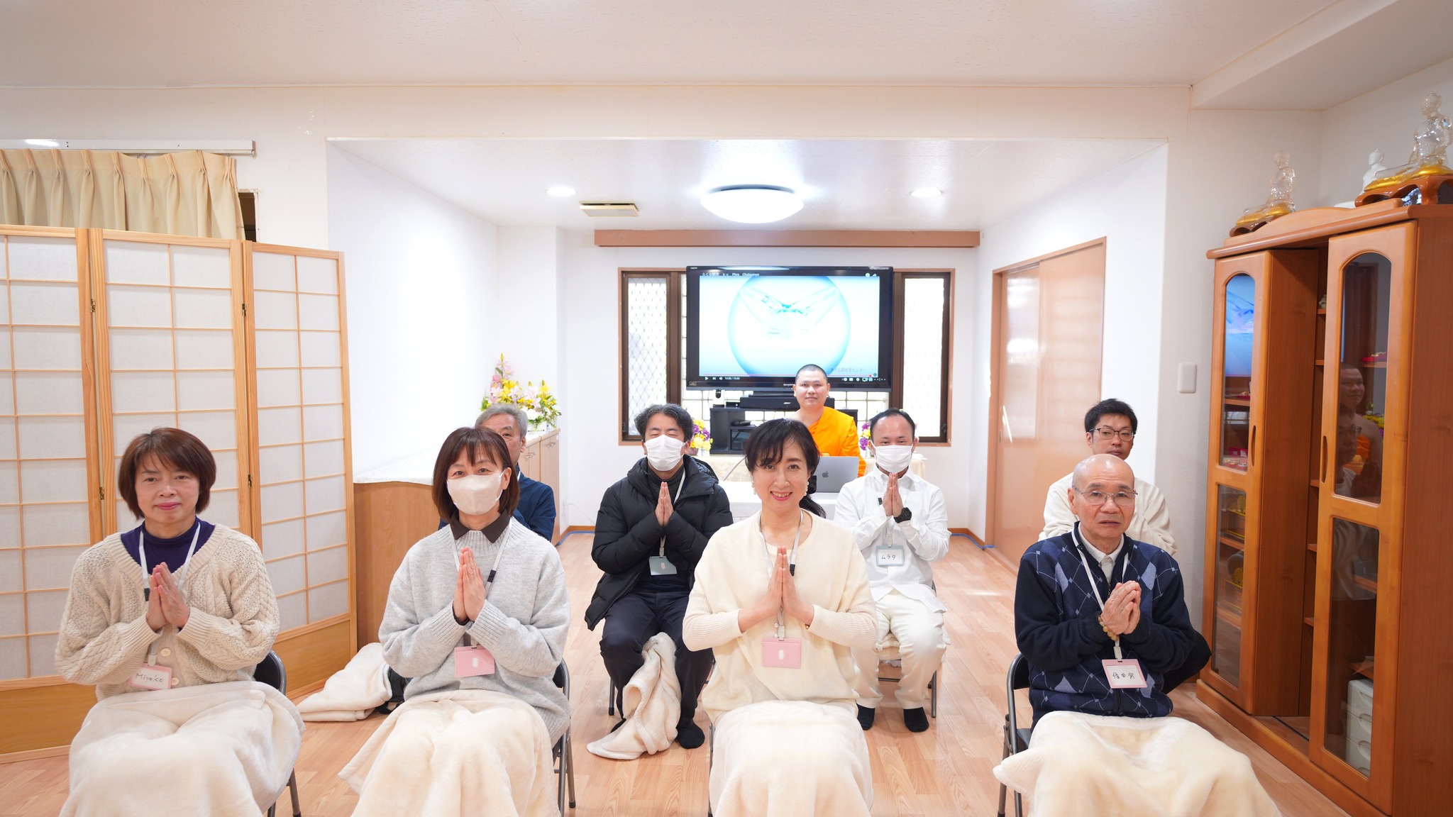 วัดพระธรรมกายโอซาก้า จัดปฏิบัติธรรมชาวญี่ปุ่น