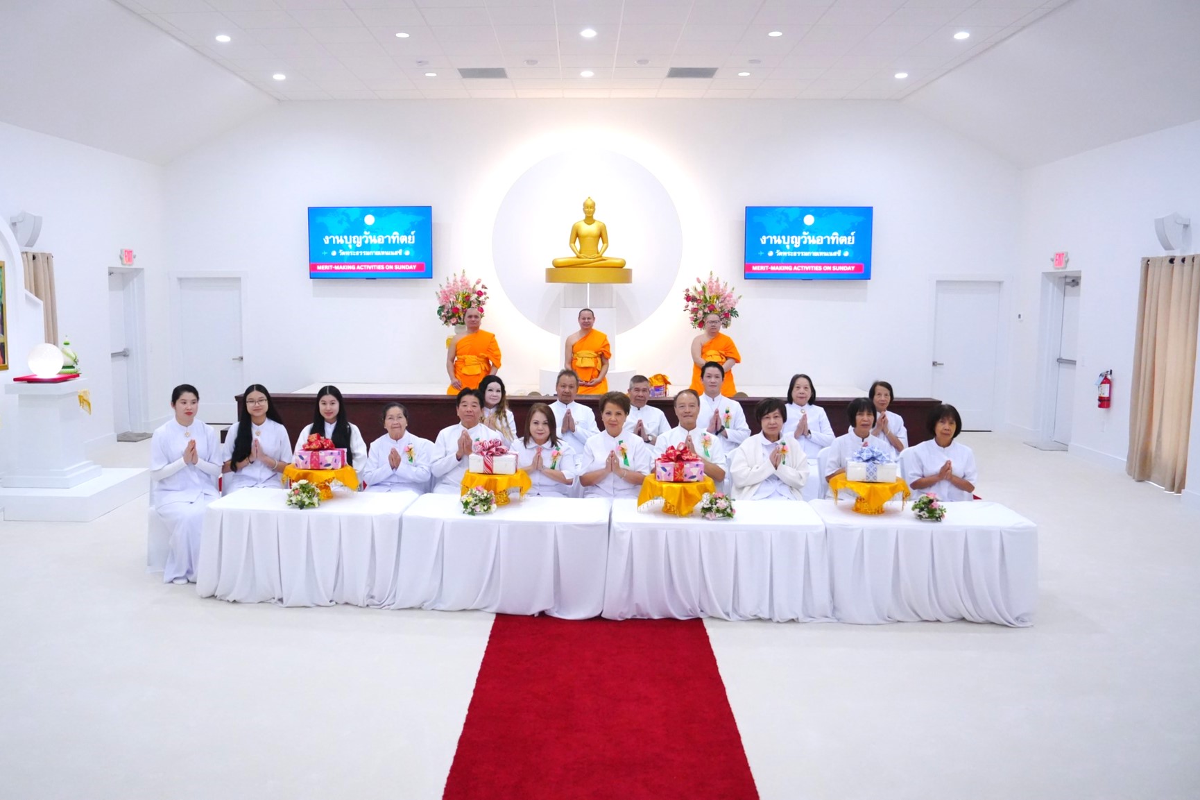 วัดพระธรรมกายเทนเนสซี จัดงานบุญวันอาทิตย์