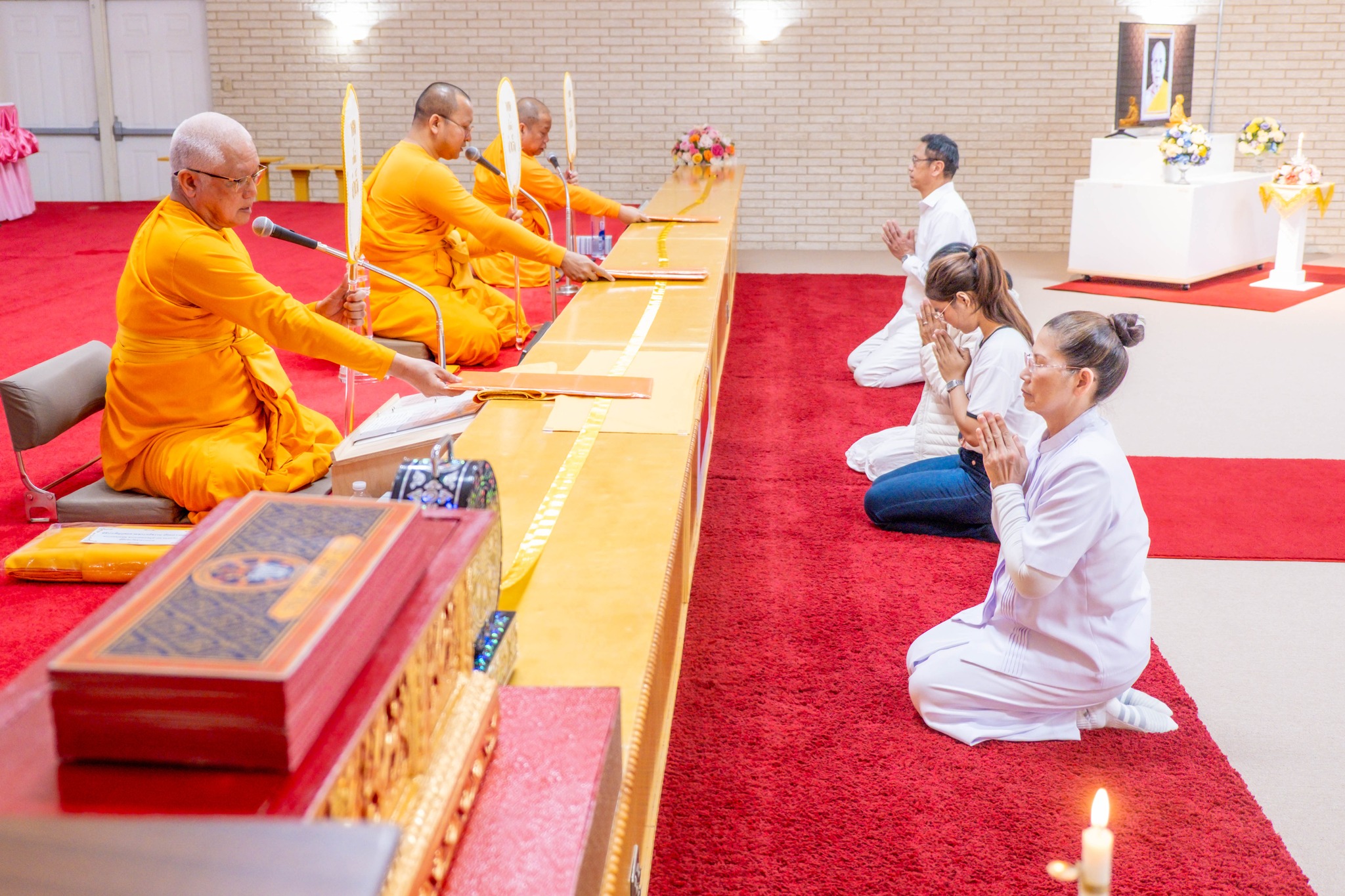 วัดพระธรรมกายเท๊กซัส จัดงานบุญวันอาทิตย์