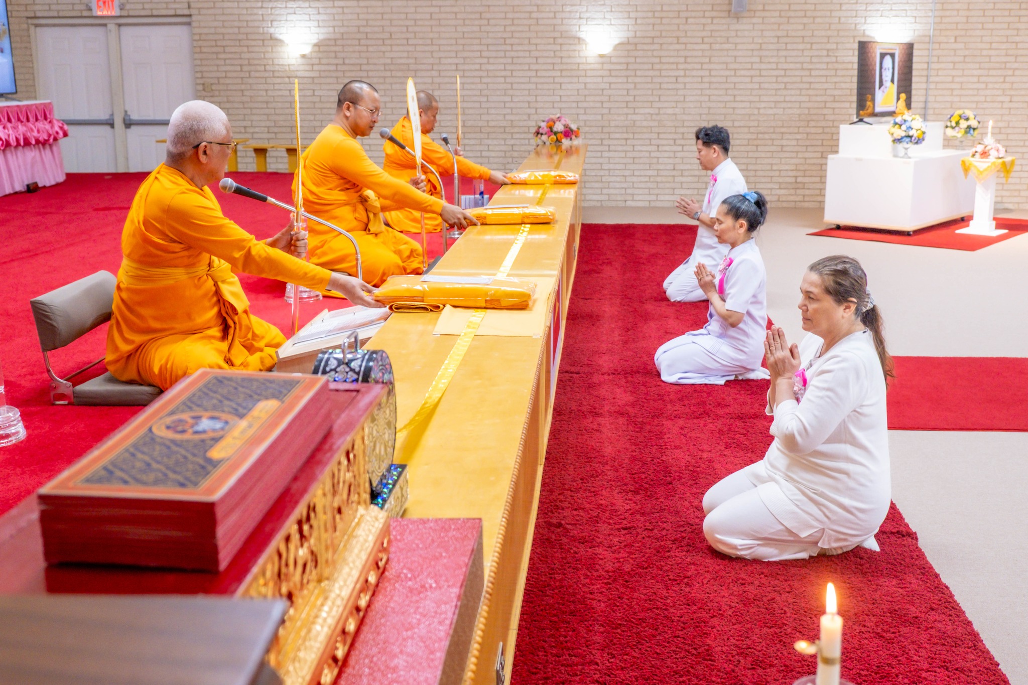 วัดพระธรรมกายเท๊กซัส จัดงานบุญวันอาทิตย์