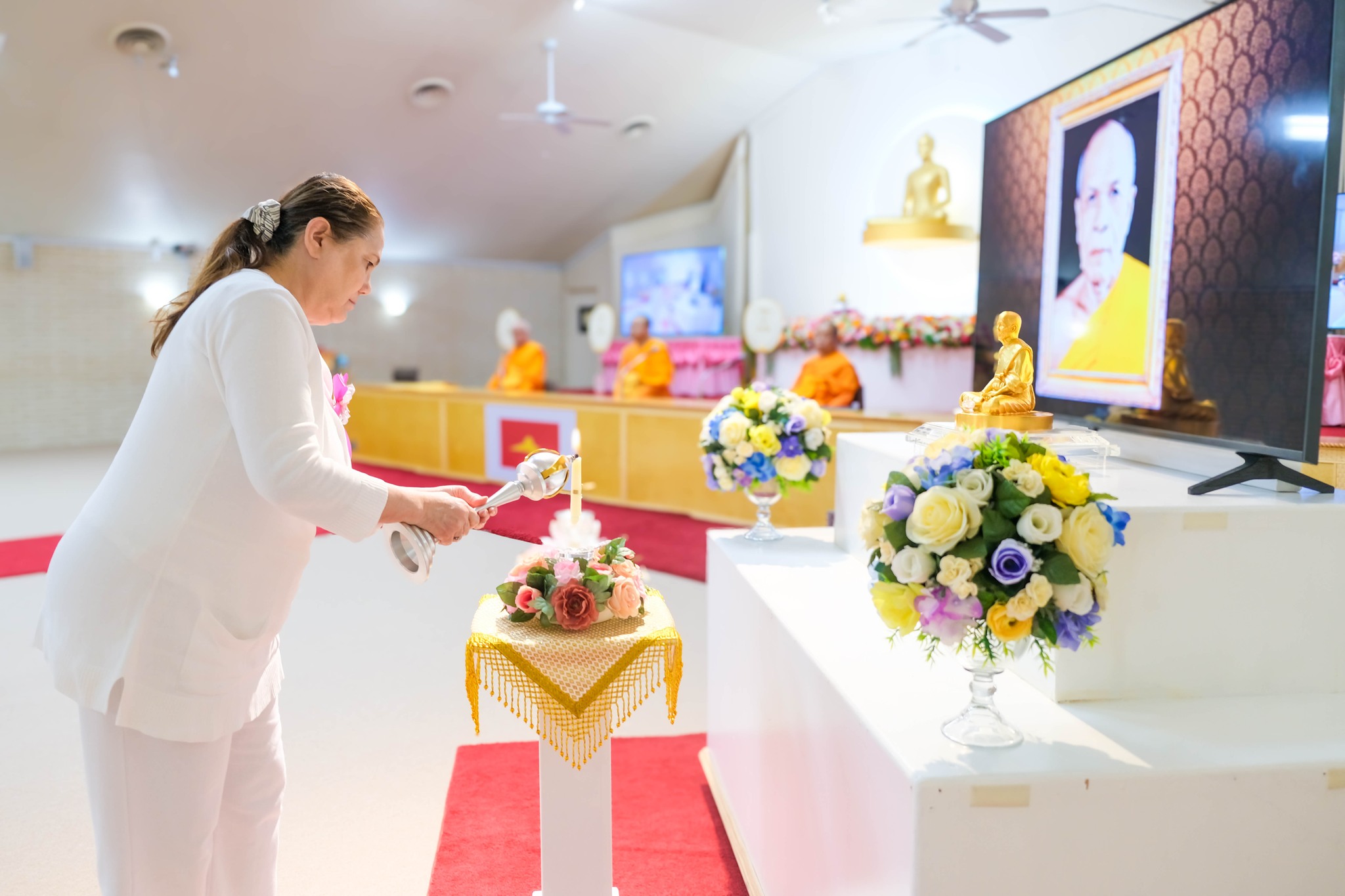 วัดพระธรรมกายเท๊กซัส จัดงานบุญวันอาทิตย์