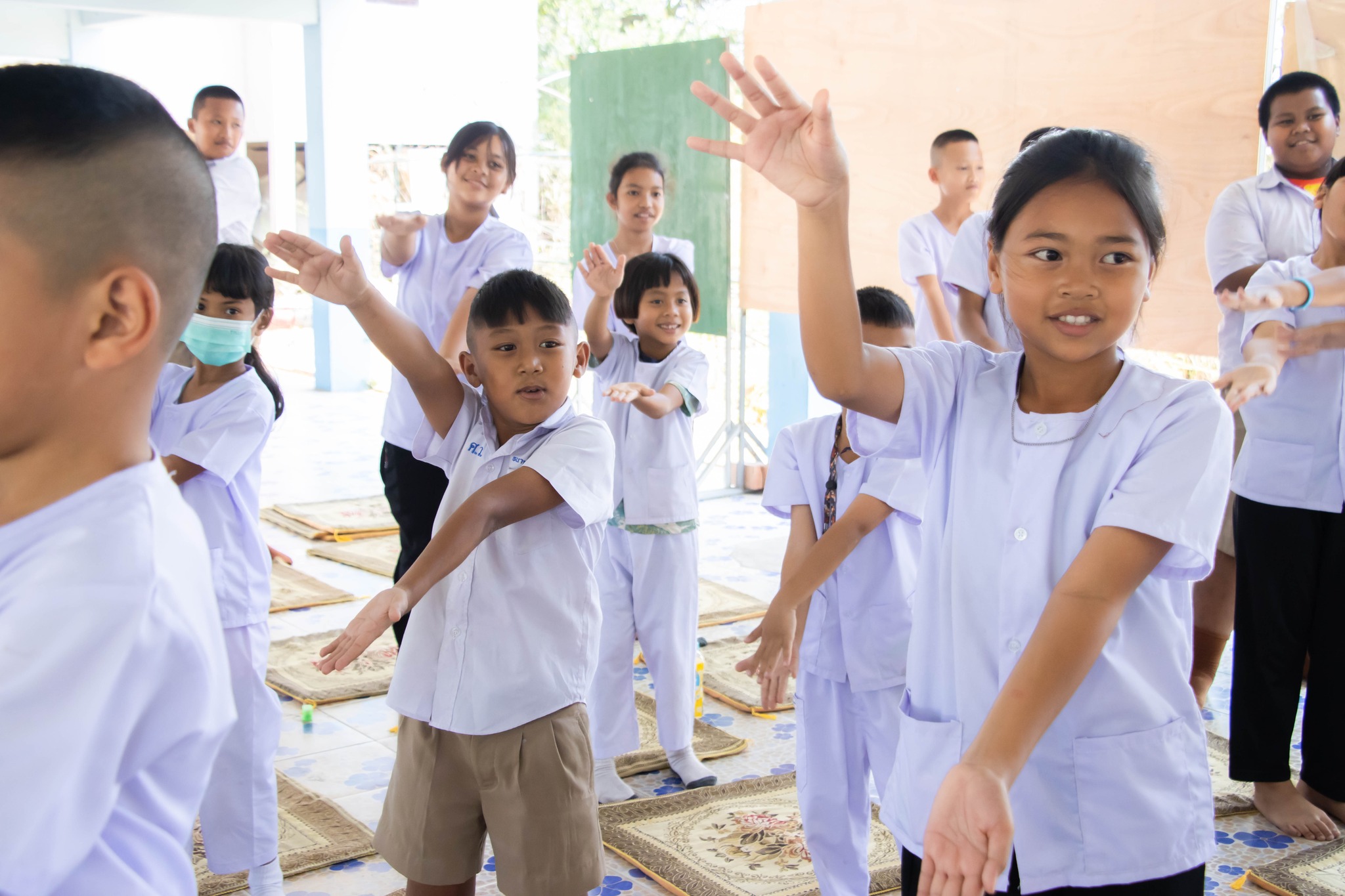 ศูนย์อบรมเยาวชนบางปะหัน จัดอบรมศีลธรรม โรงเรียนวัดศรีภวังค์