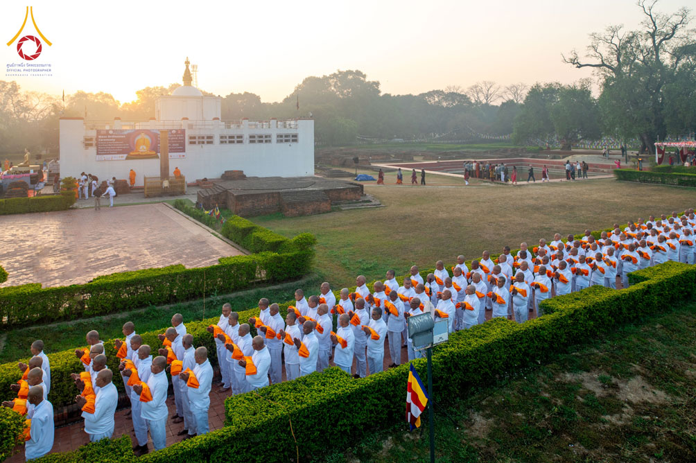 Mass Ordination of 500 Nepali Novices