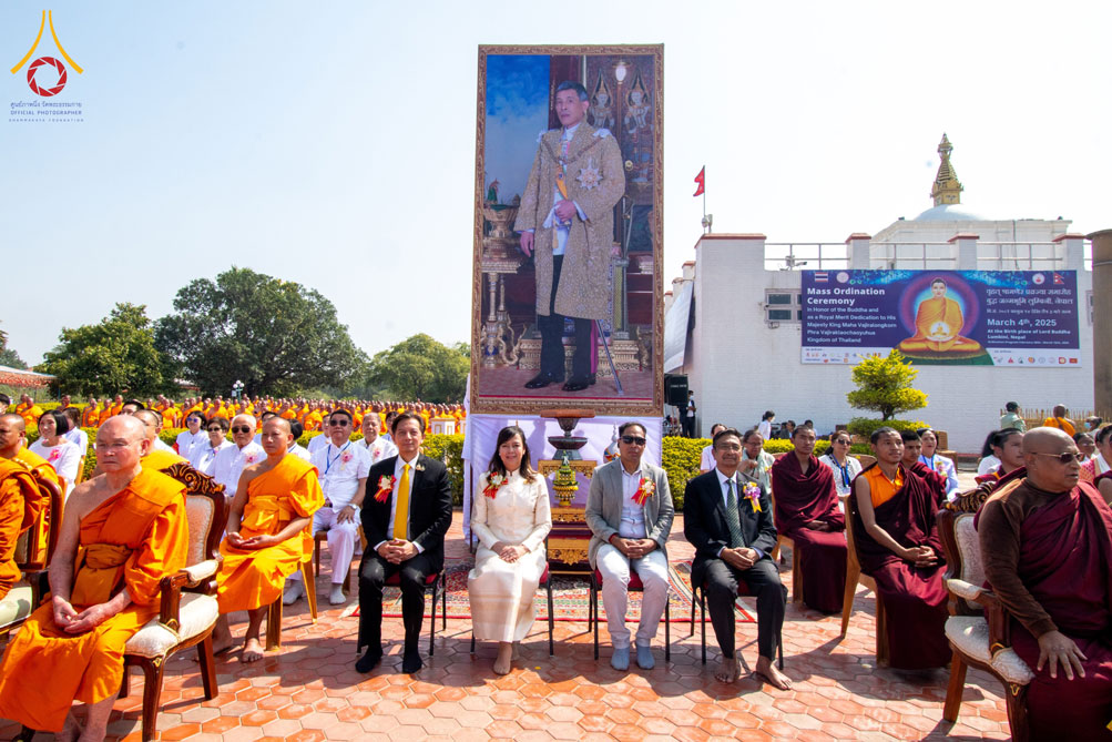 Mass Ordination of 500 Nepali Novices