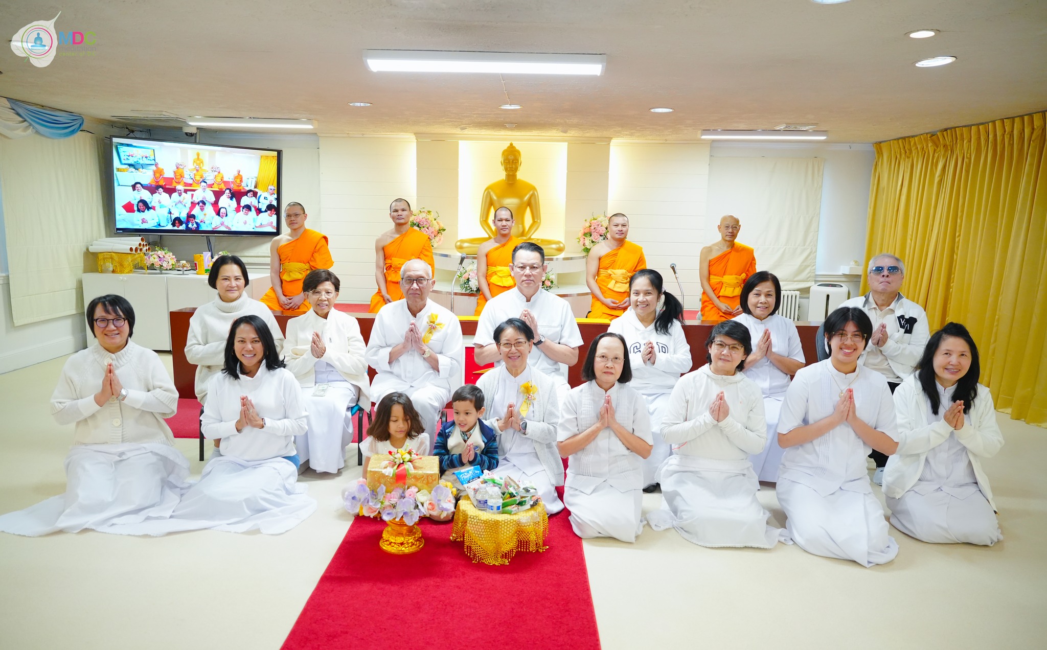 วัดพระธรรมกายดีซี จัดงานบุญวันอาทิตย์