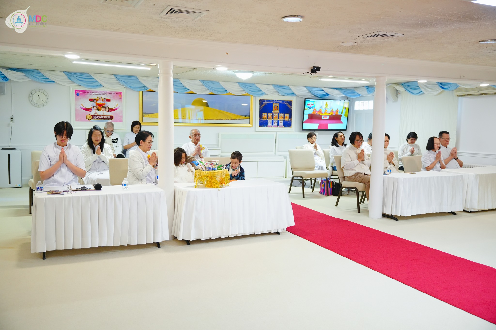 วัดพระธรรมกายดีซี จัดงานบุญวันอาทิตย์