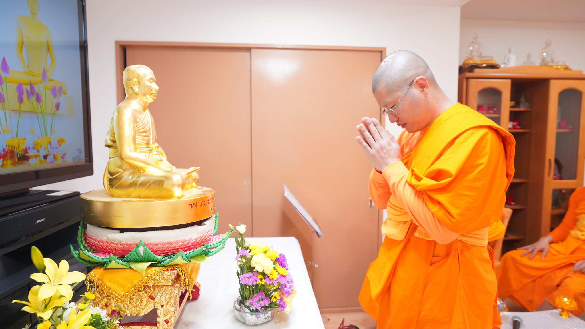 วัดพระธรรมกายโอซาก้า จัดพิธีบุพเปตพลี
