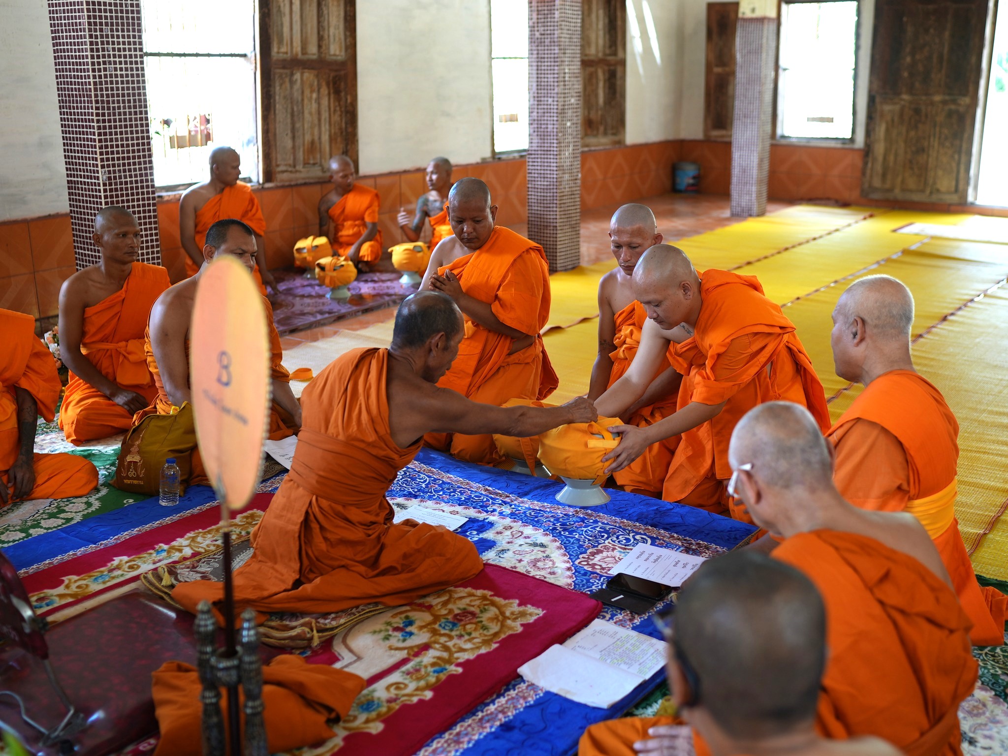 โครงการบรรพชาและอุปสมบทหมู่ ฉลองปทุมเจดีย์ เจดีย์พระพุทธเจ้า 5 พระองค์