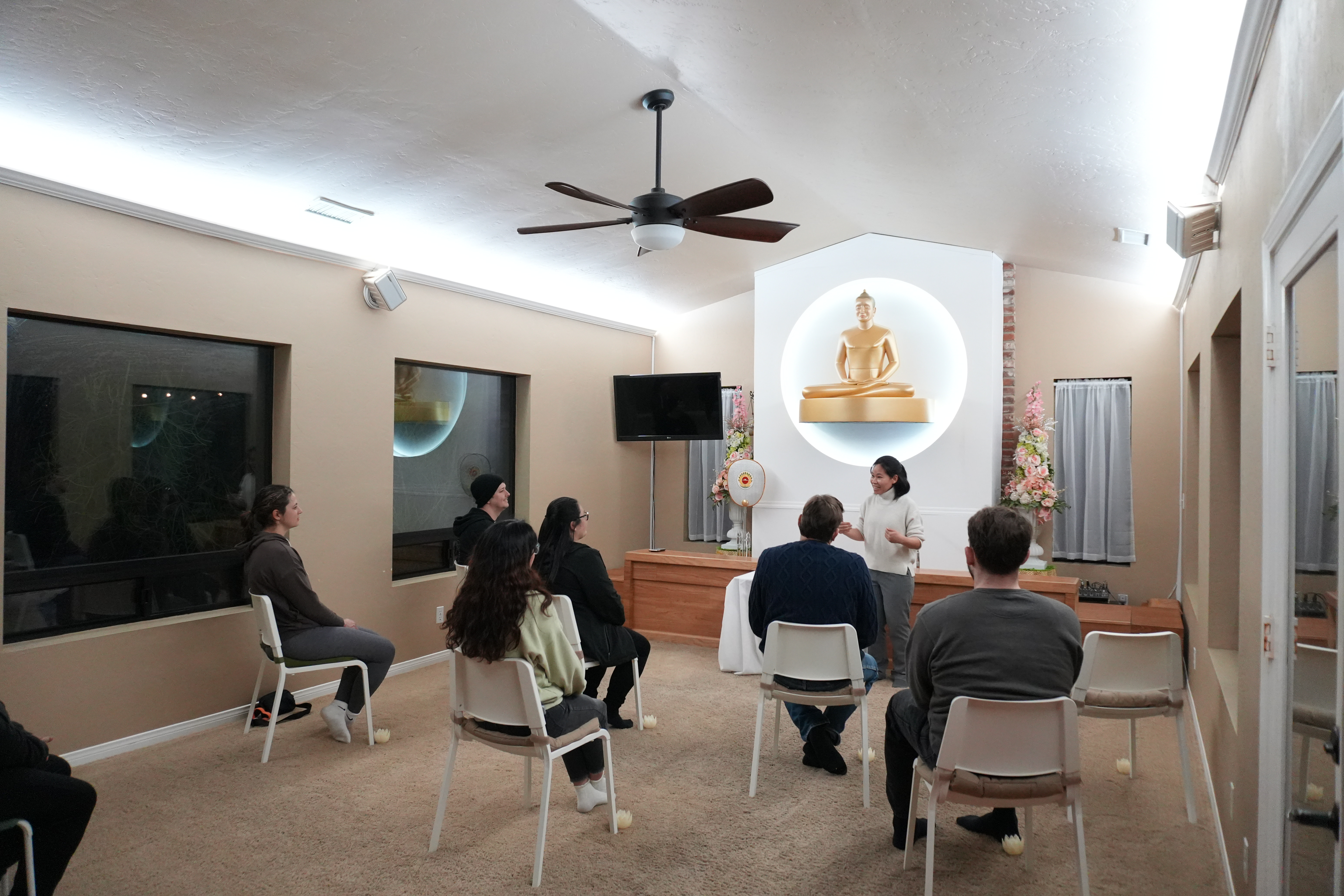 วัดภาวนาซานดิเอโก จัดกิจกรรม Moonlight meditation