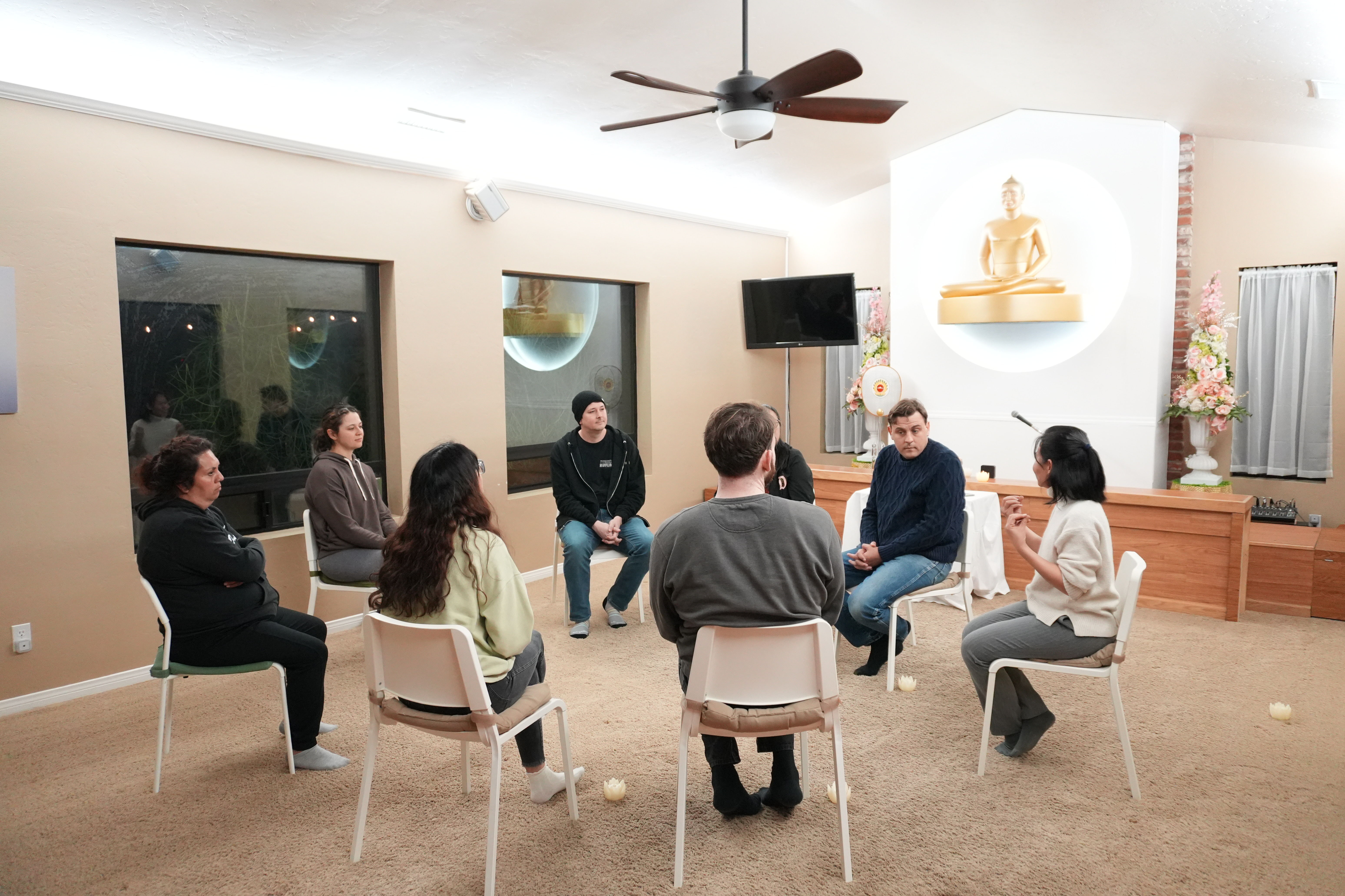 วัดภาวนาซานดิเอโก จัดกิจกรรม Moonlight meditation