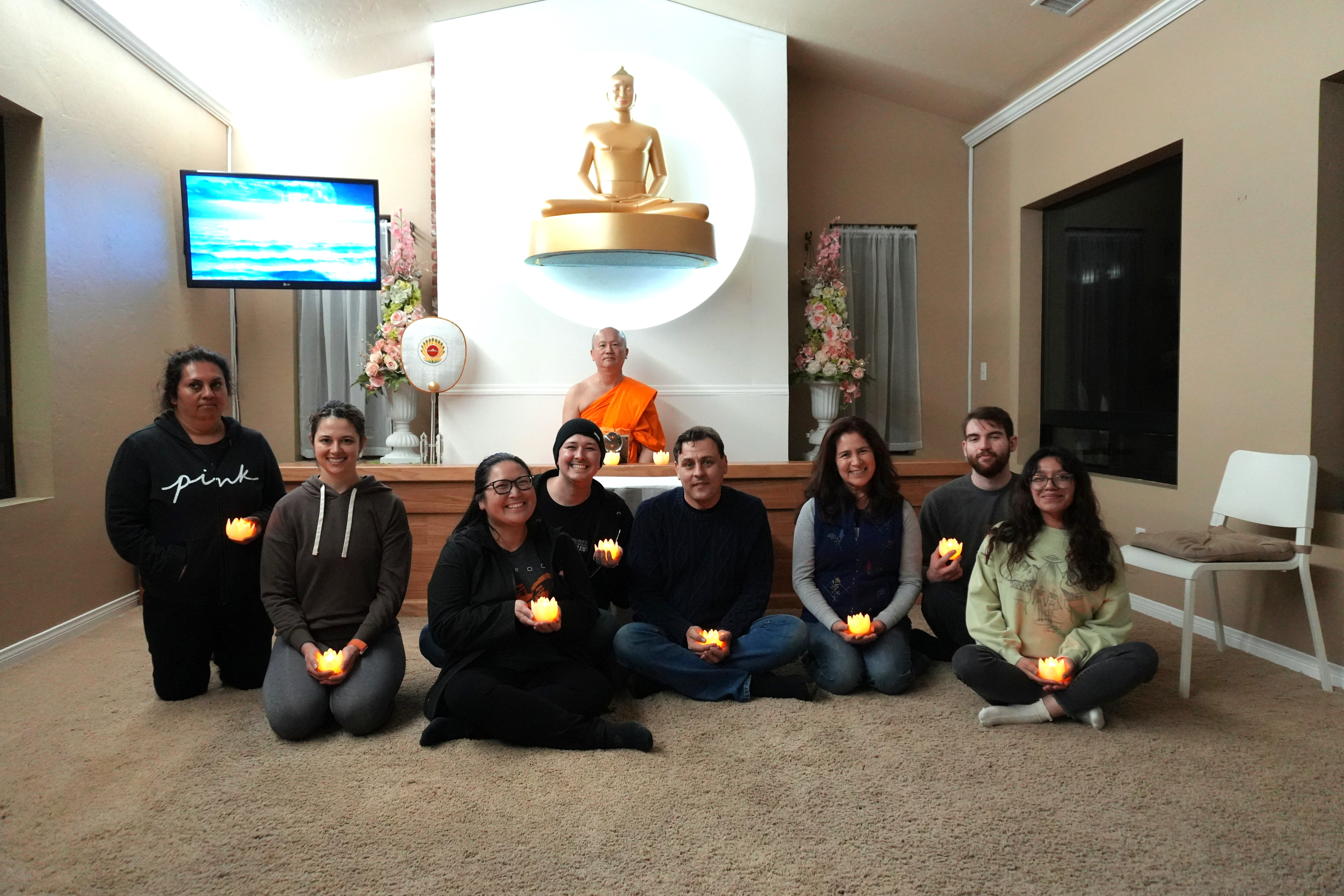 วัดภาวนาซานดิเอโก จัดกิจกรรม Moonlight meditation