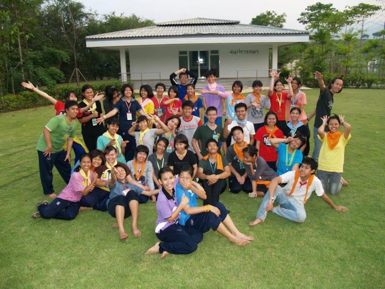 ได้รู้จักกับเพื่อนใหม่ๆต่างโรงเรียน