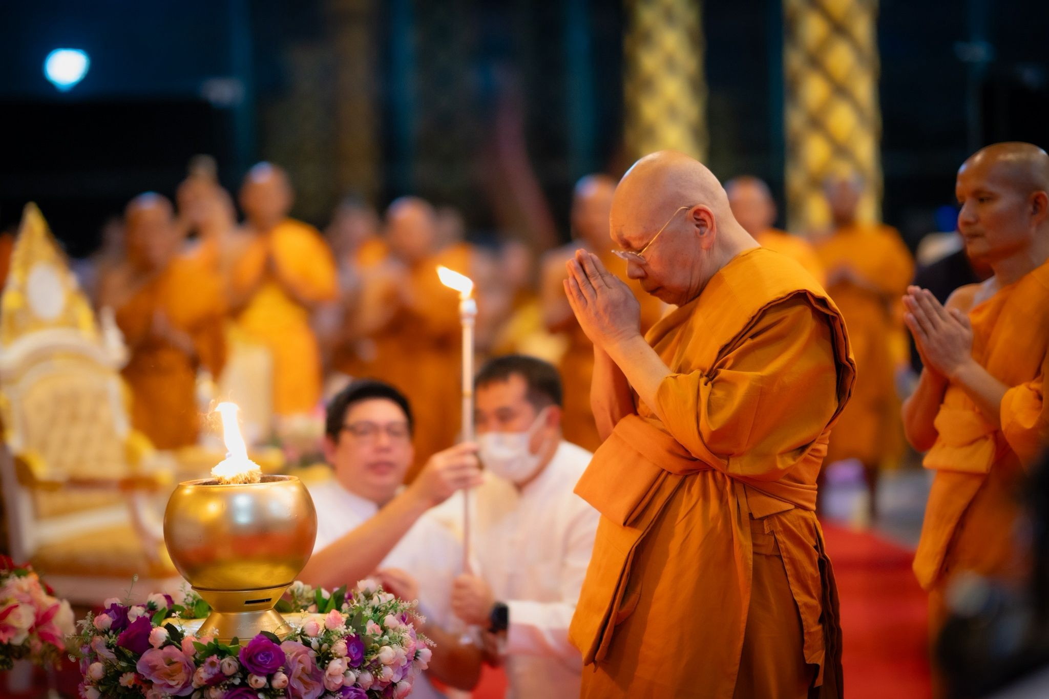 พิธีสมโภชพระประธานอุโบสถ วัดป่าอุบลแก้ว จังหวัดอุบลราชธานี