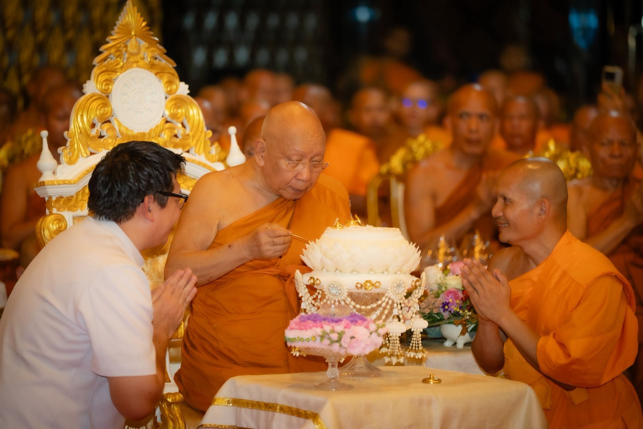 พิธีสมโภชพระประธานอุโบสถ วัดป่าอุบลแก้ว จังหวัดอุบลราชธานี
