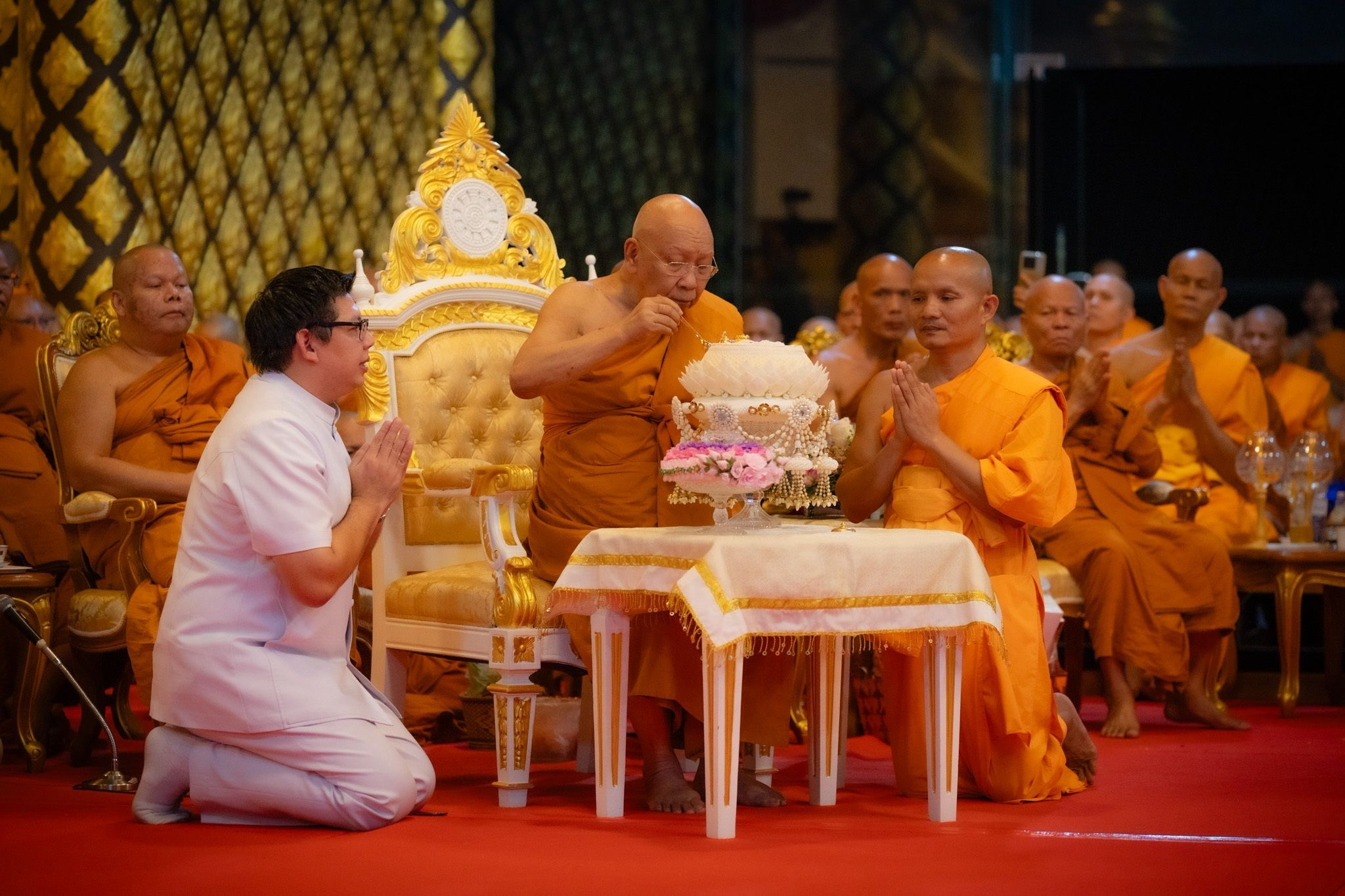 พิธีสมโภชพระประธานอุโบสถ วัดป่าอุบลแก้ว จังหวัดอุบลราชธานี