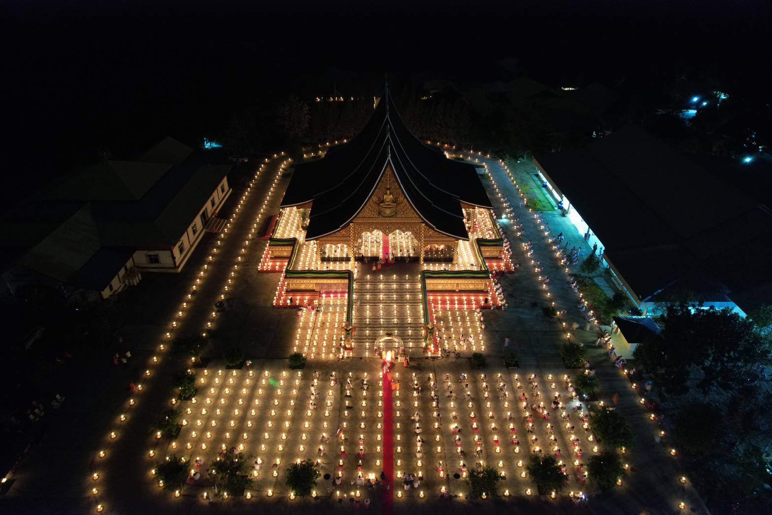 พิธีสมโภชพระประธานอุโบสถ วัดป่าอุบลแก้ว จังหวัดอุบลราชธานี