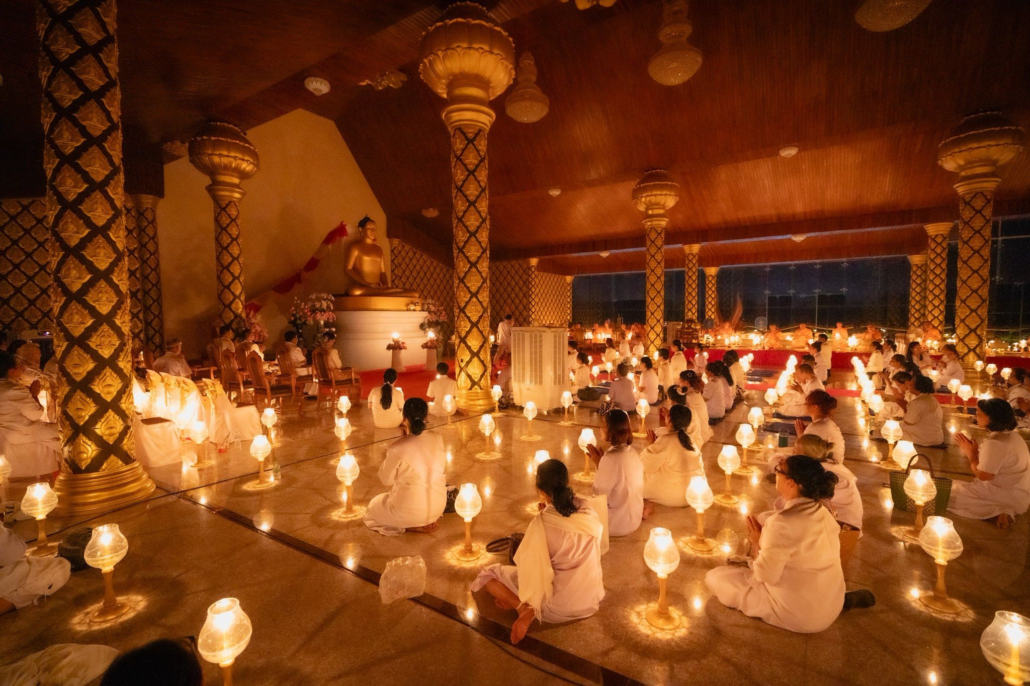 พิธีสมโภชพระประธานอุโบสถ วัดป่าอุบลแก้ว จังหวัดอุบลราชธานี