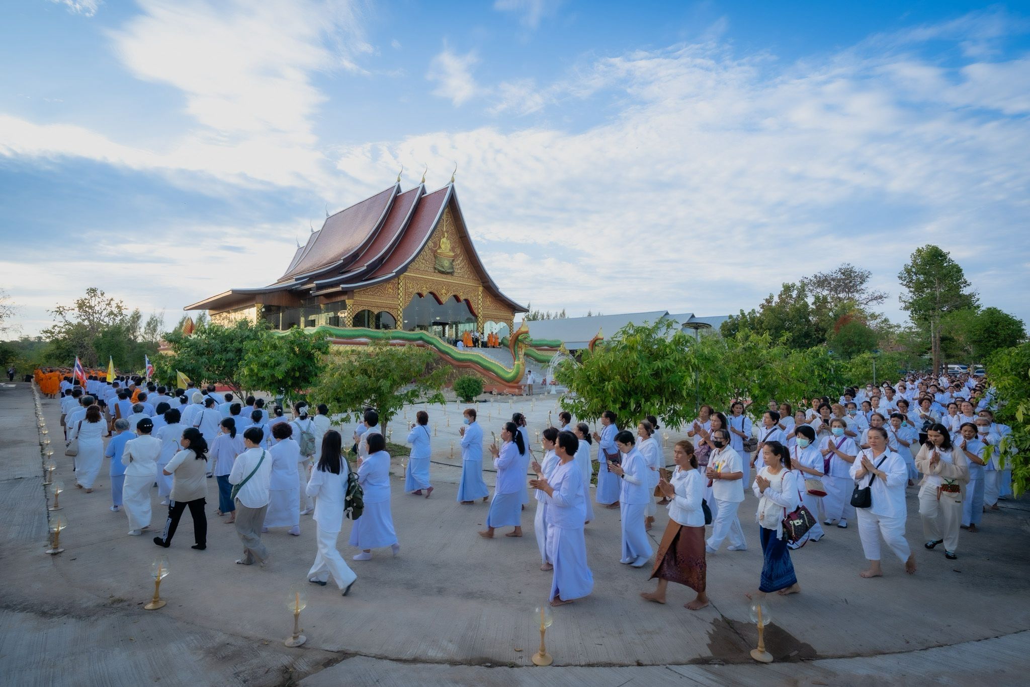 พิธีสมโภชพระประธานอุโบสถ วัดป่าอุบลแก้ว จังหวัดอุบลราชธานี