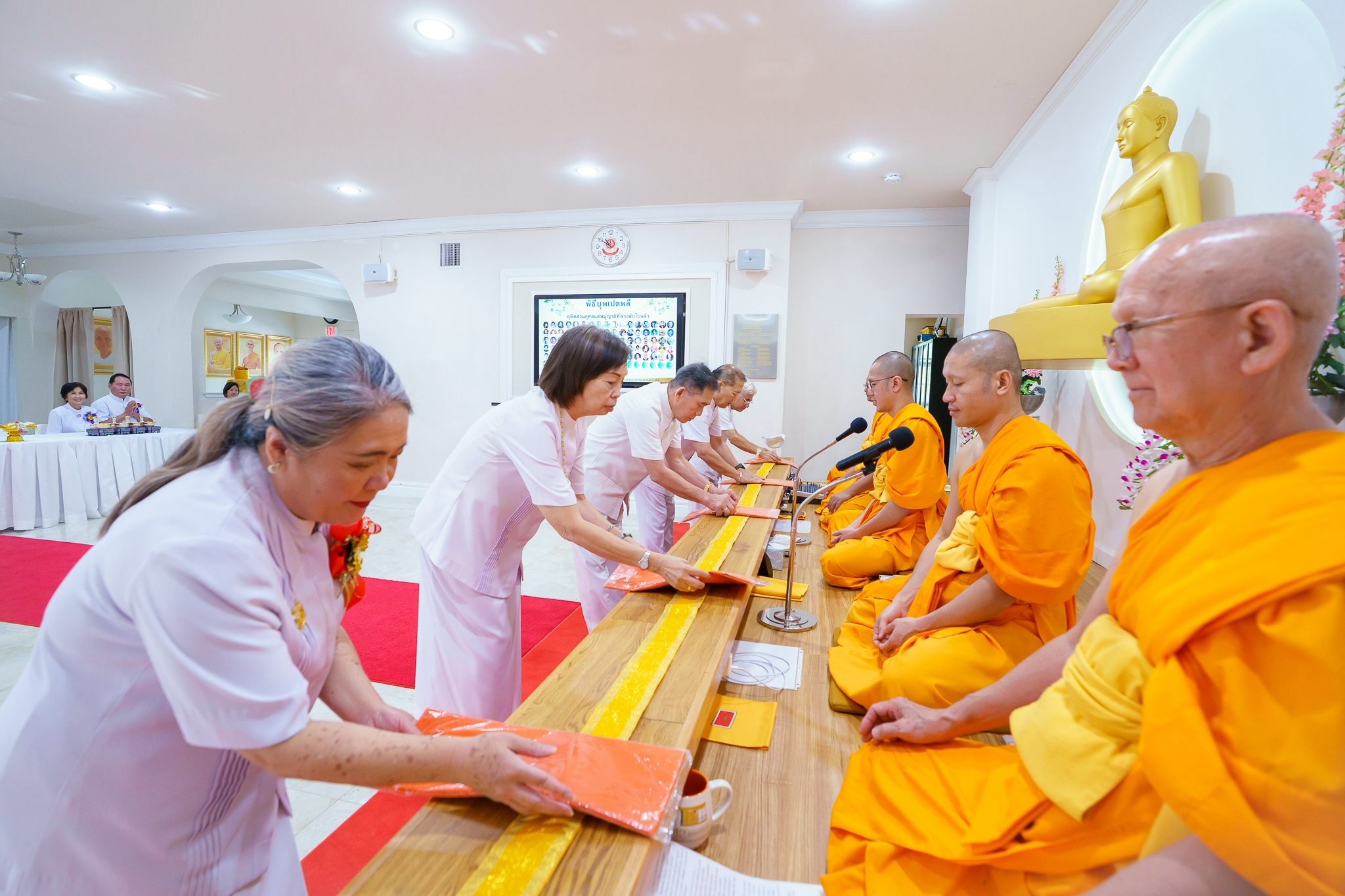 วัดพระธรรมกายปาล์มบีช จัดพิธีบุพเปตพลี