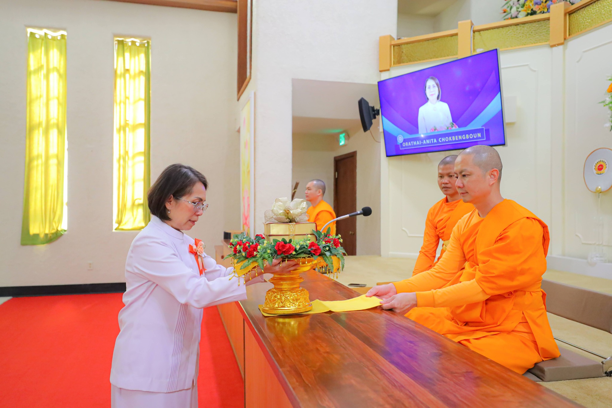 วัดพระธรรมกายแคนซัส จัดงานบุญวันอาทิตย์
