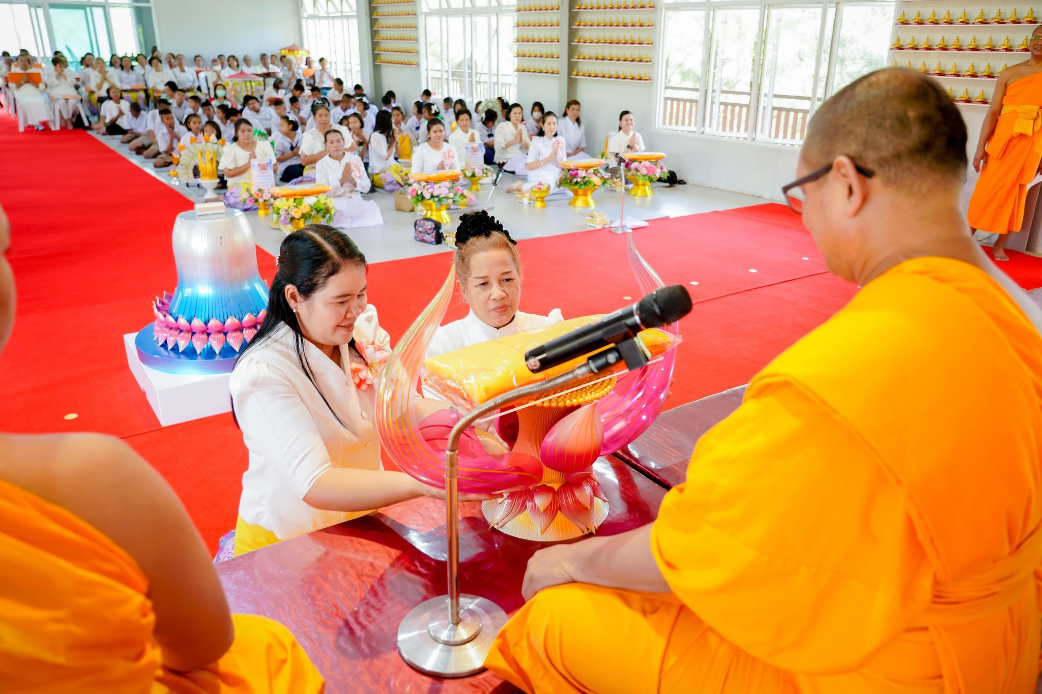 ที่พักสงฆ์บ้านร่มเย็น จัดพิธีทอดผ้าป่า โครงการบรรพชาสามเณรภาคฤดูร้อน