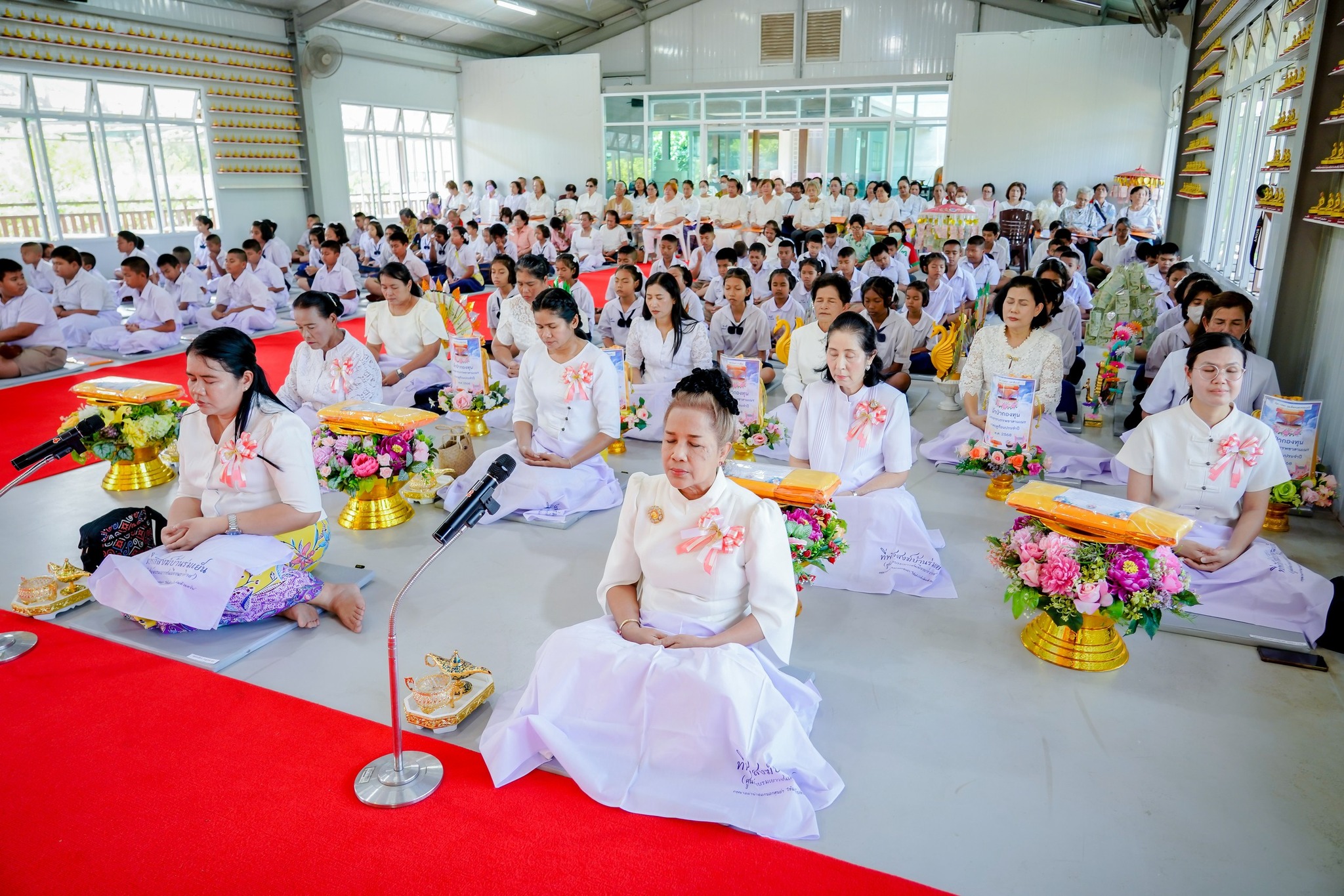 ที่พักสงฆ์บ้านร่มเย็น จัดพิธีทอดผ้าป่า โครงการบรรพชาสามเณรภาคฤดูร้อน