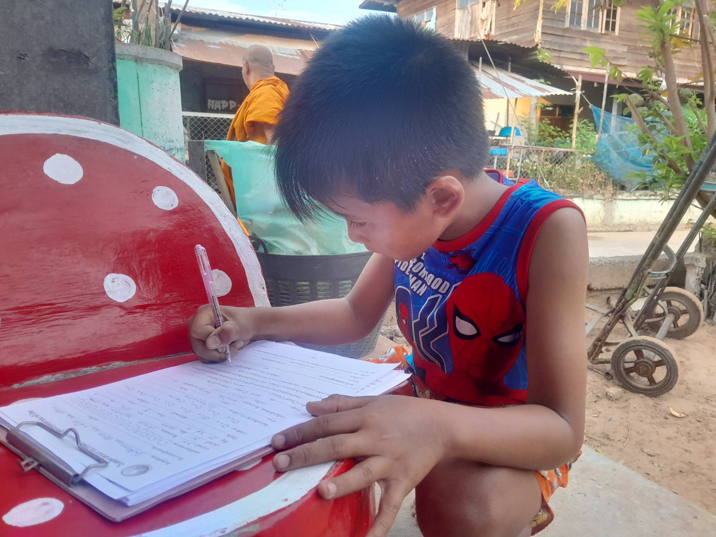 บรรยากาศชวนบวชสามเณรภาคฤดูร้อน จ.ศรีสะเกษ