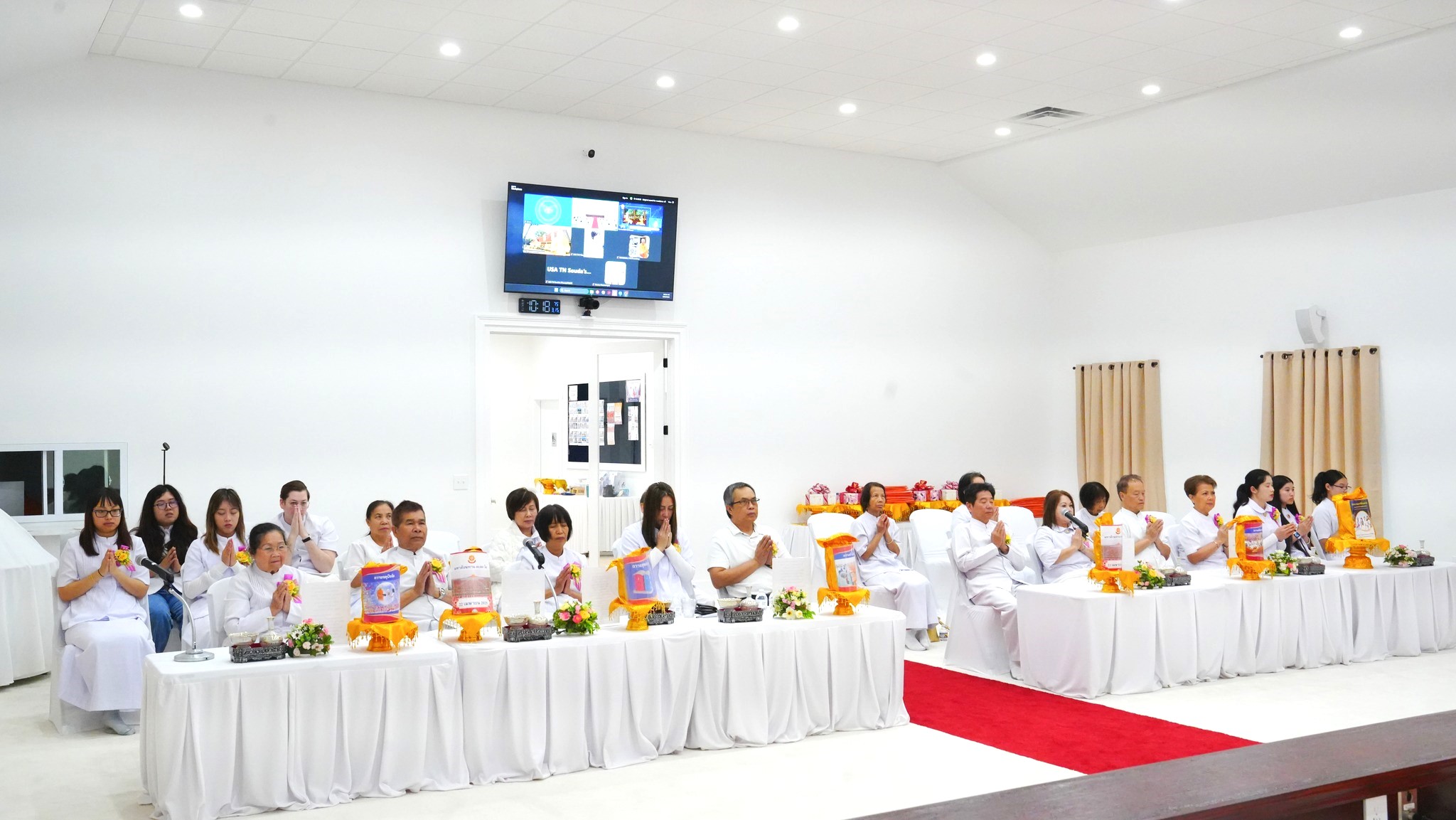 วัดพระธรรมกายเทนเนสซี จัดงานบุญวันอาทิตย์