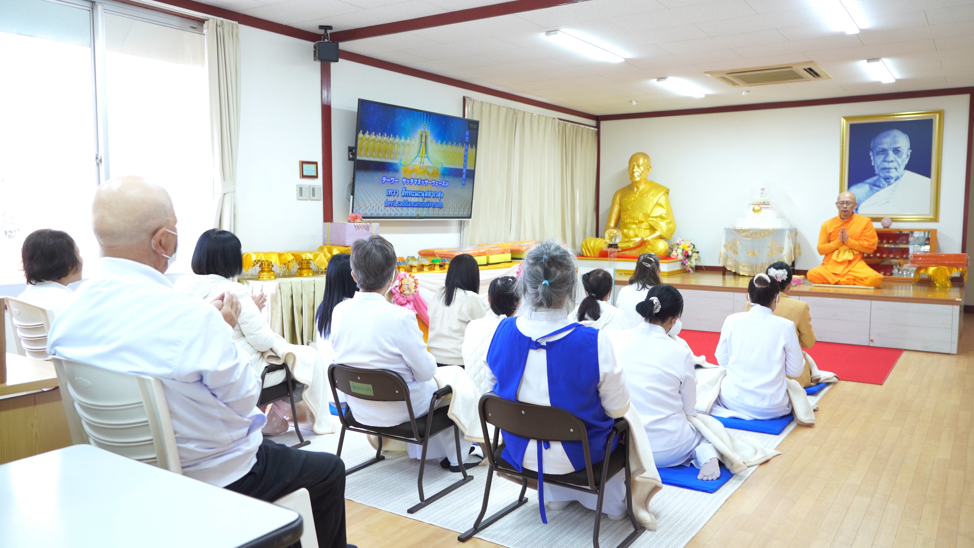 วัดภาวนานางาโน่ จัดงานบุญวันพระใหญ่