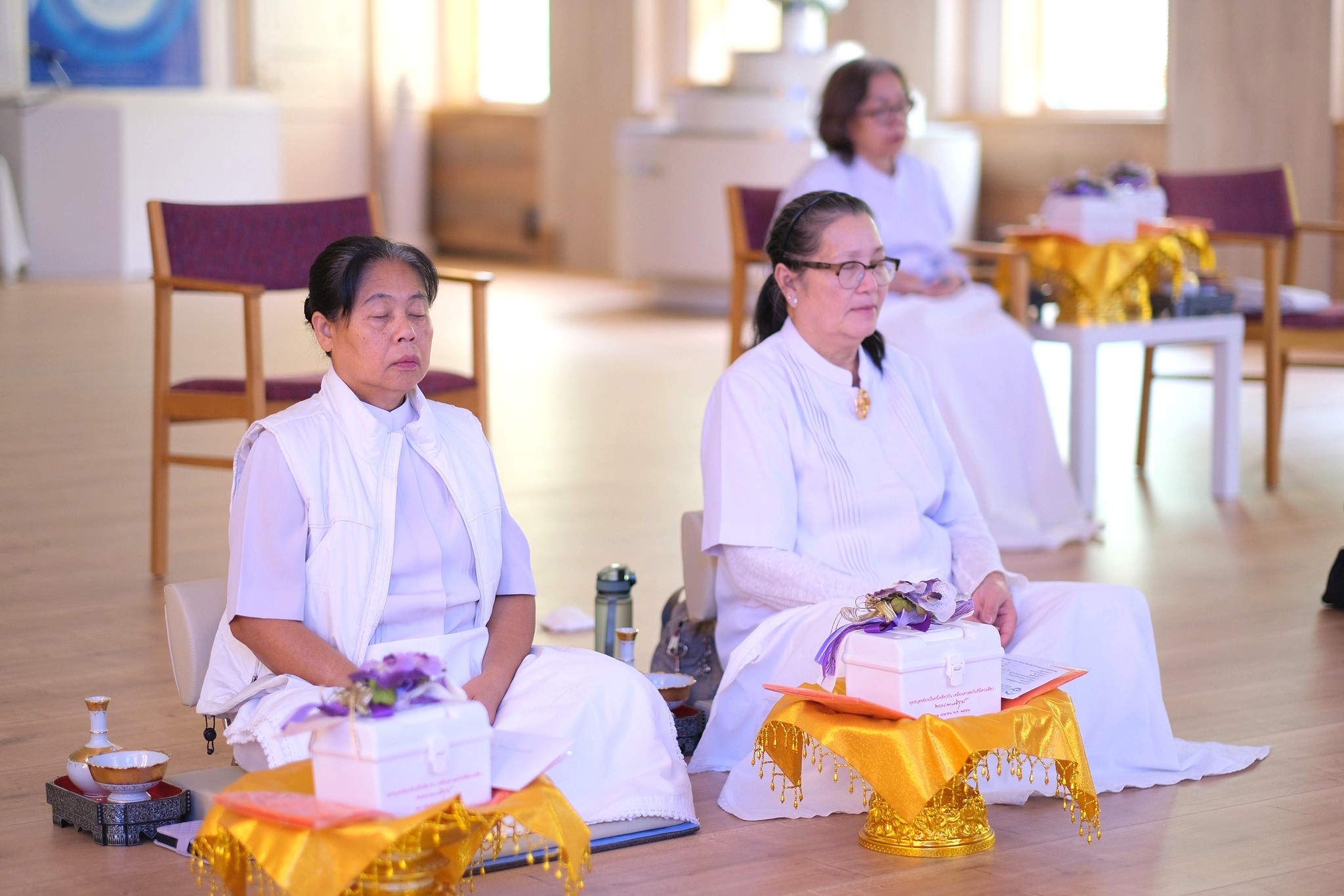 วัดพระธรรมกายบูโรส จัดพิธีบุพเปตพลี