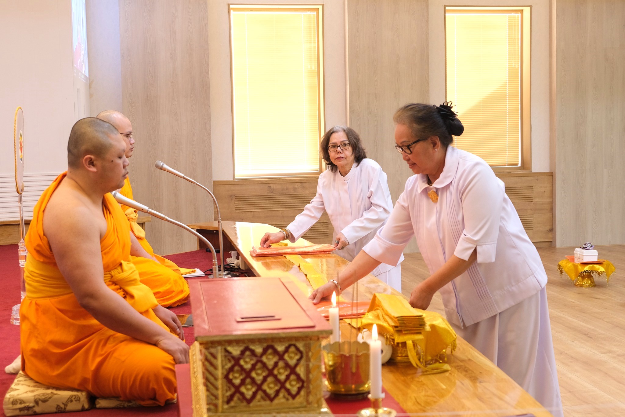 วัดพระธรรมกายบูโรส จัดพิธีบุพเปตพลี