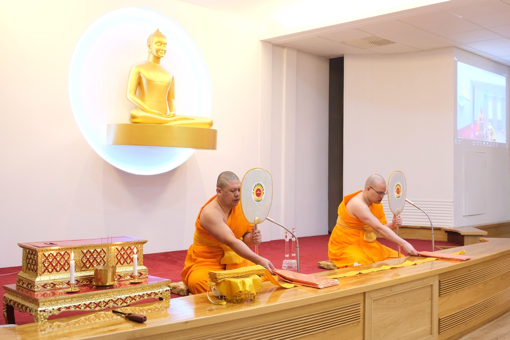 วัดพระธรรมกายบูโรส จัดพิธีบุพเปตพลี