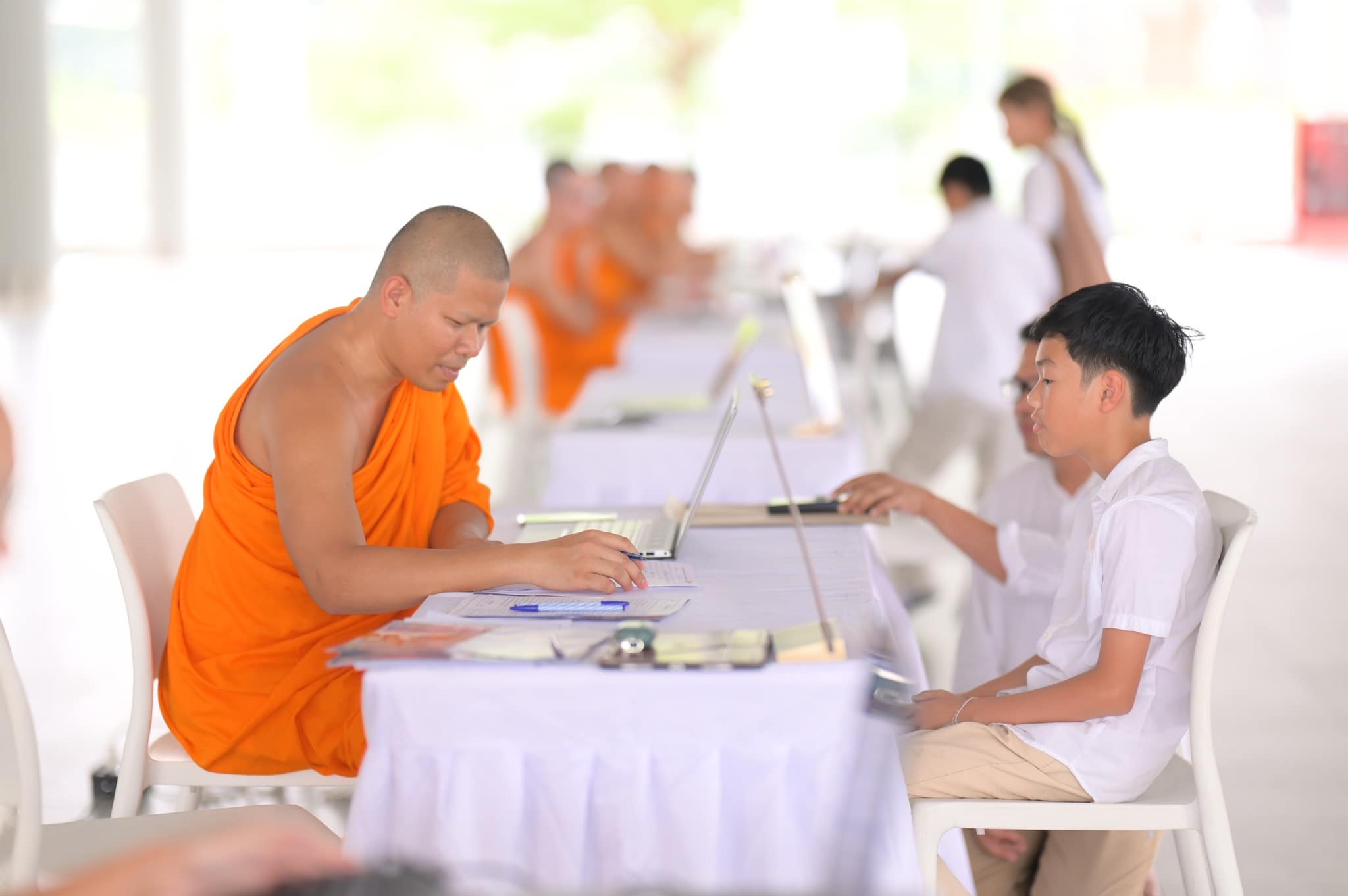 บรรยากาศสมัครและสัมภาษณ์ โครงการหน่อแก้วเปรียญธรรมรุ่นที่ 13