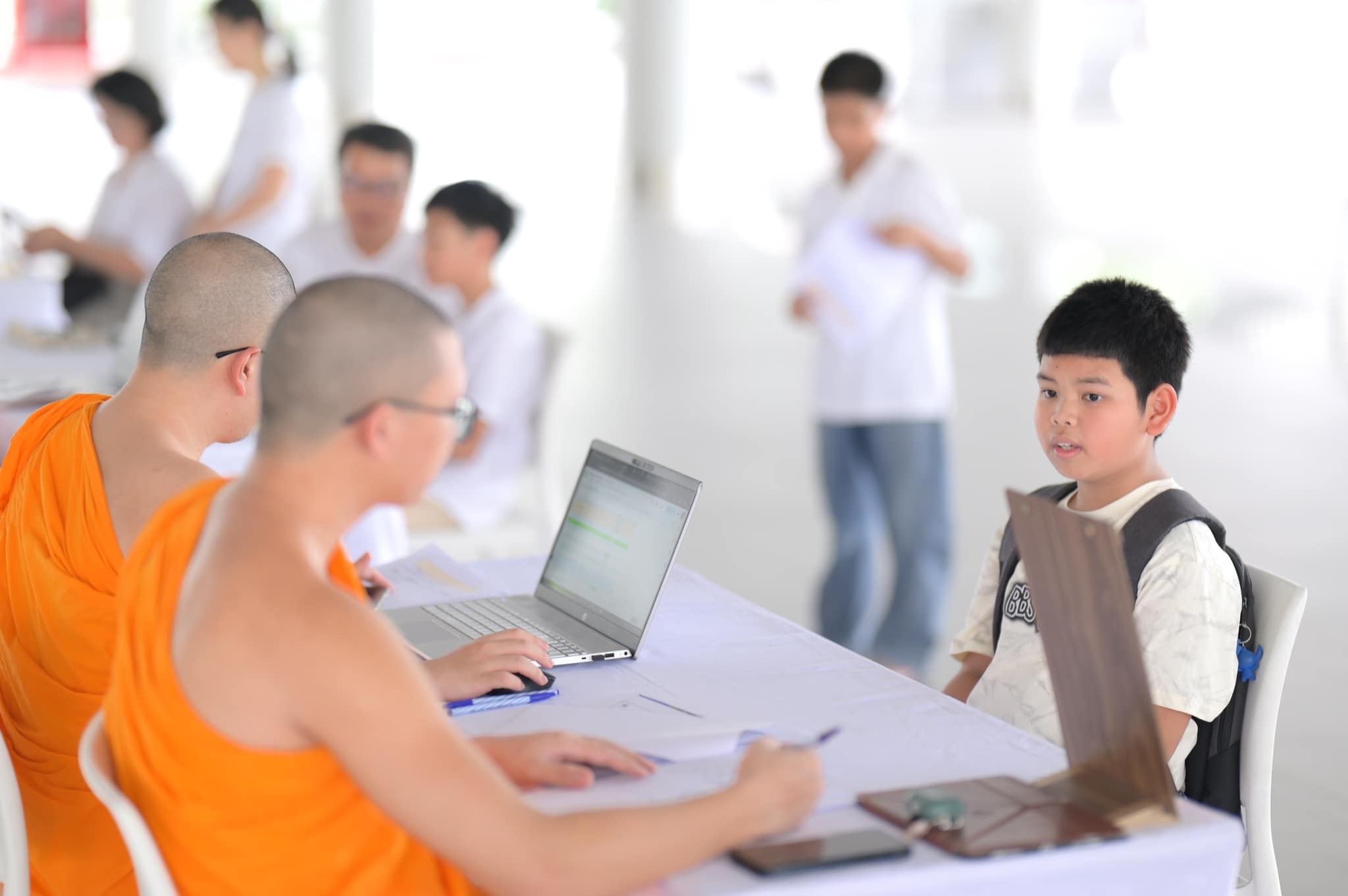 บรรยากาศสมัครและสัมภาษณ์ โครงการหน่อแก้วเปรียญธรรมรุ่นที่ 13