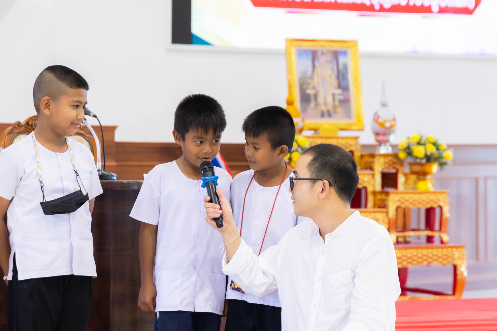 โรงเรียนวัดผึ่งแดด (บุญสืบวิชชนูปถัมภ์) จัดอบรมศีลธรรมแก่นักเรียน