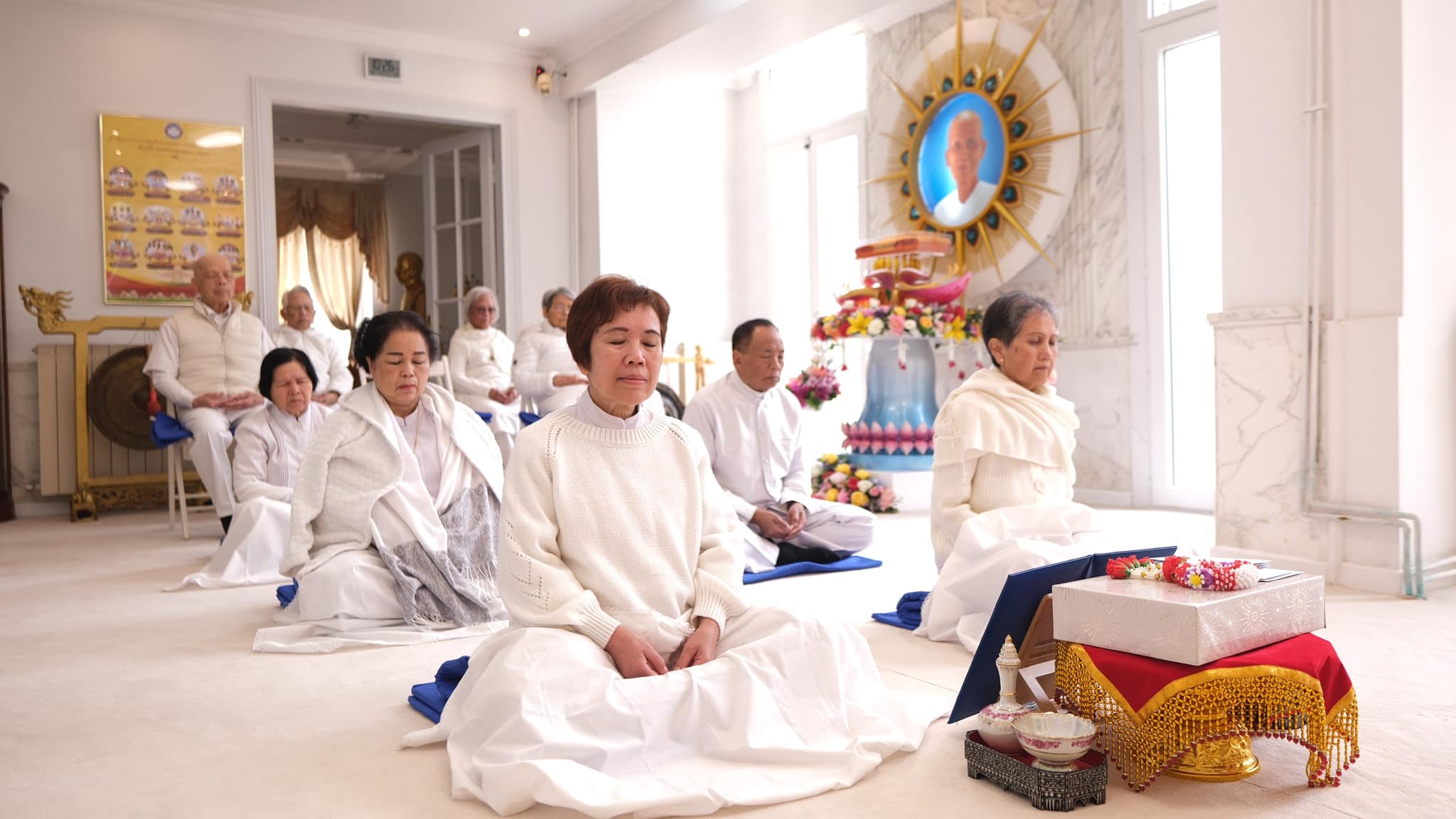 วัดพระธรรมกายบอร์คโด จัดปฏิบัติธรรมวันอาทิตย์