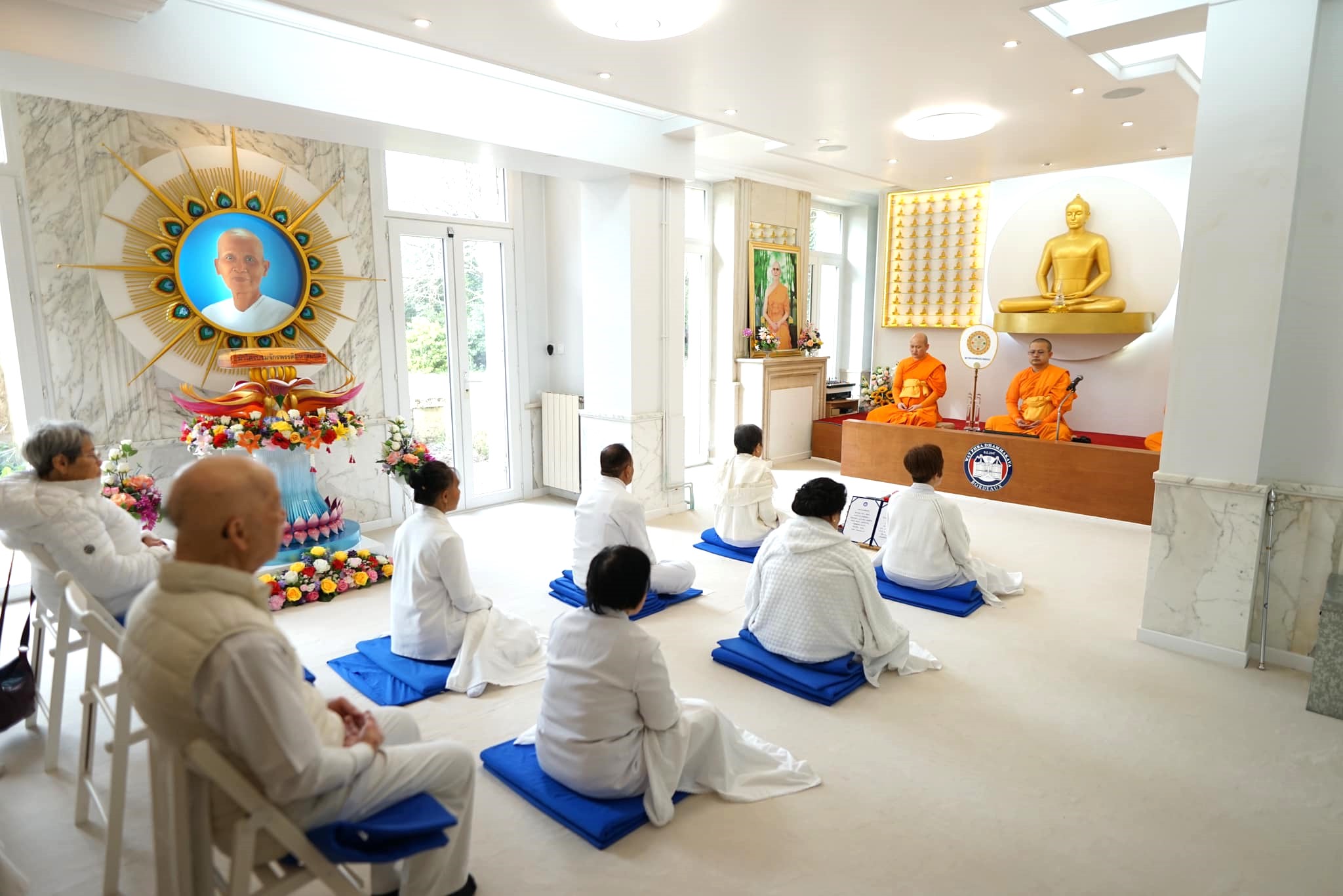 วัดพระธรรมกายบอร์คโด จัดปฏิบัติธรรมวันอาทิตย์