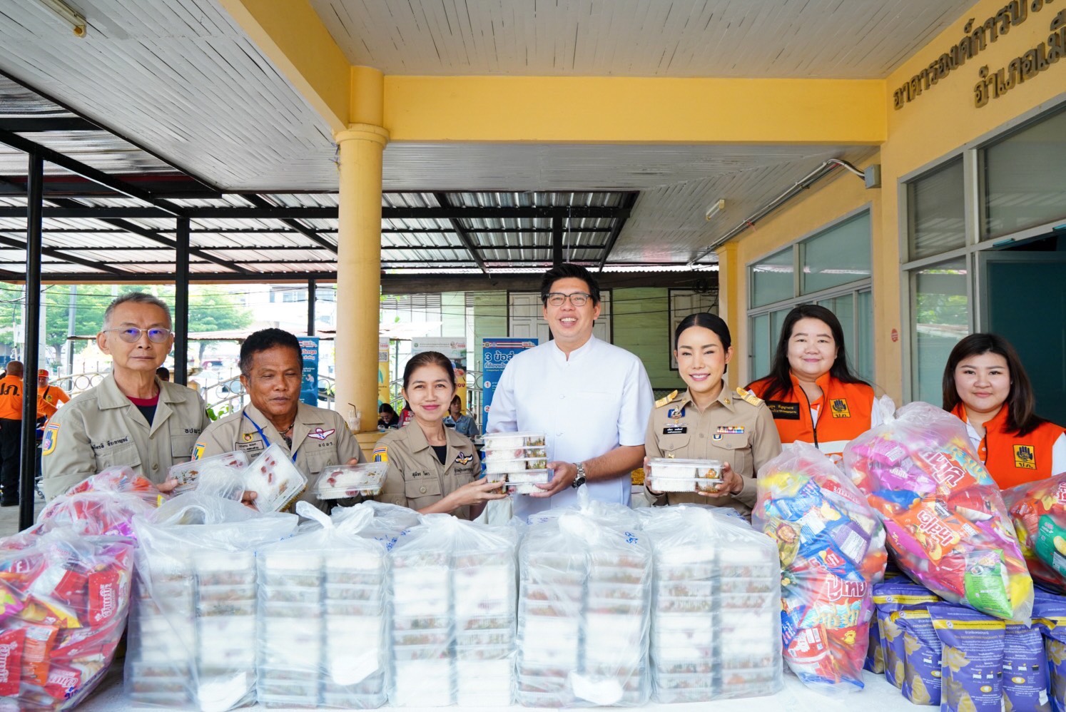 วัดพระธรรมกาย และคณะศิษย์ฯ สนับสนุนการจัดกิจกรรม วัน อปพร.