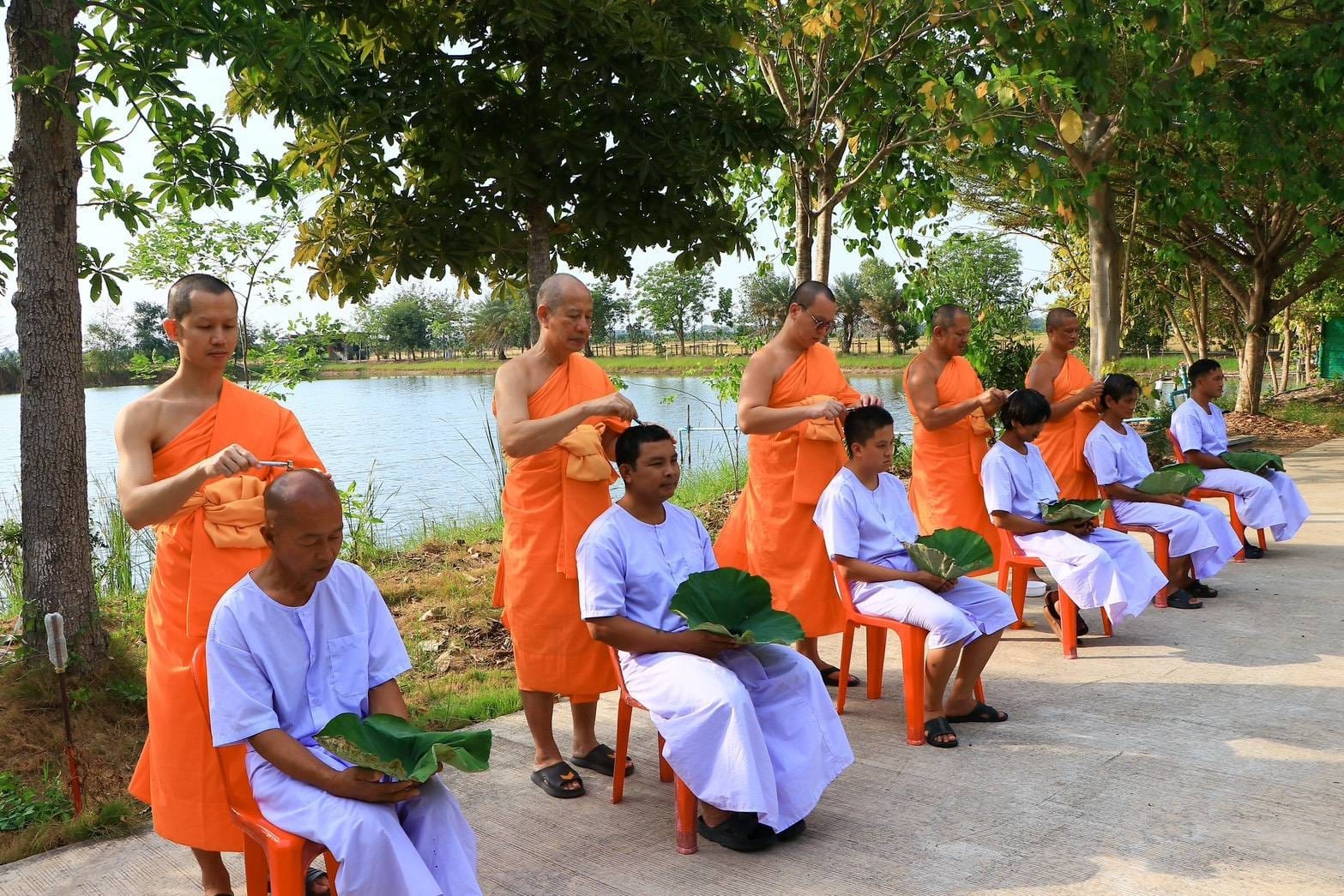 ศูนย์อบรมเยาวชนลาดหลุมแก้ว จัดโครงการอุปสมบทธรรมทายาทเดือนมีนาคม