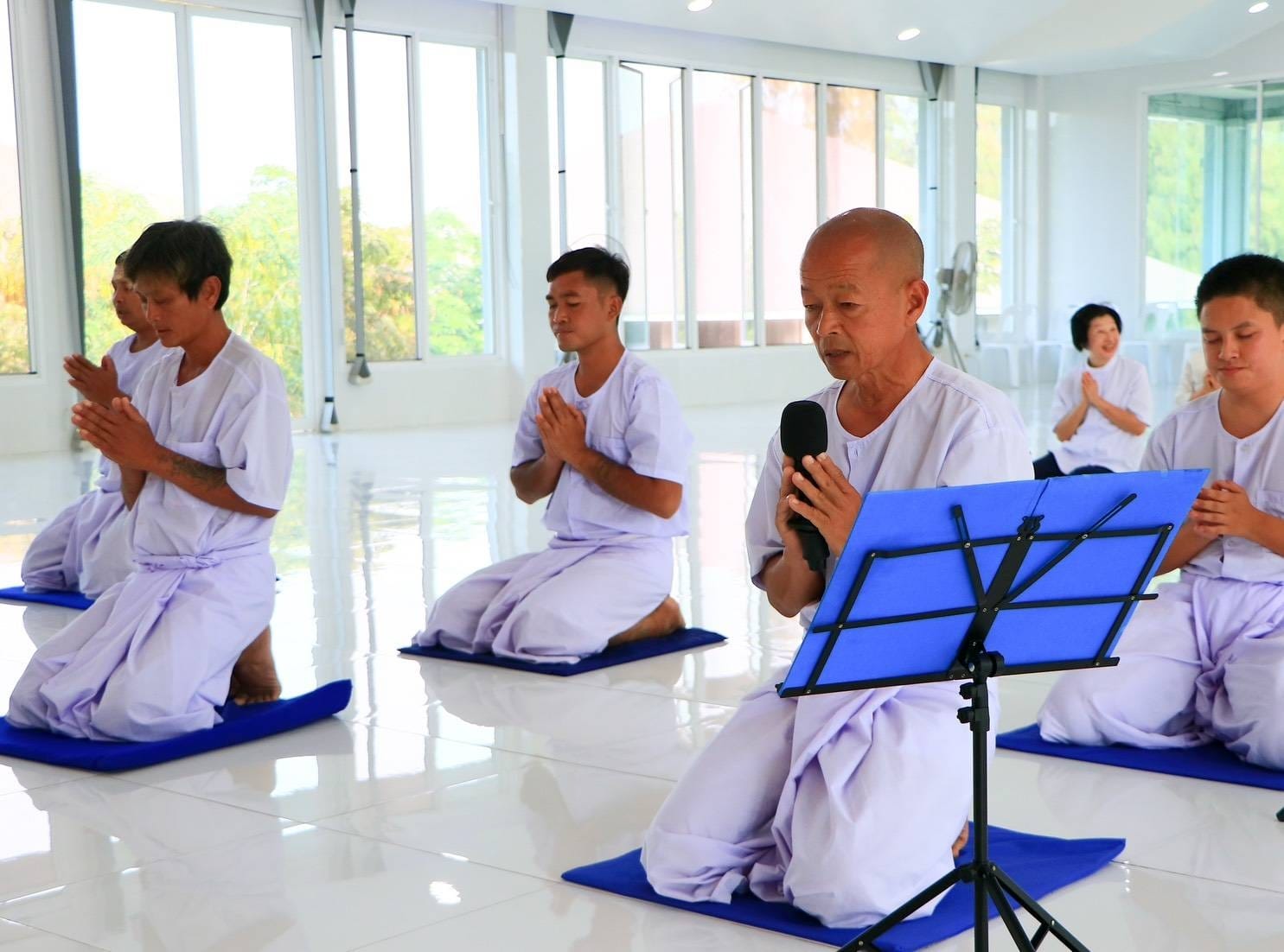 ศูนย์อบรมเยาวชนลาดหลุมแก้ว จัดโครงการอุปสมบทธรรมทายาทเดือนมีนาคม