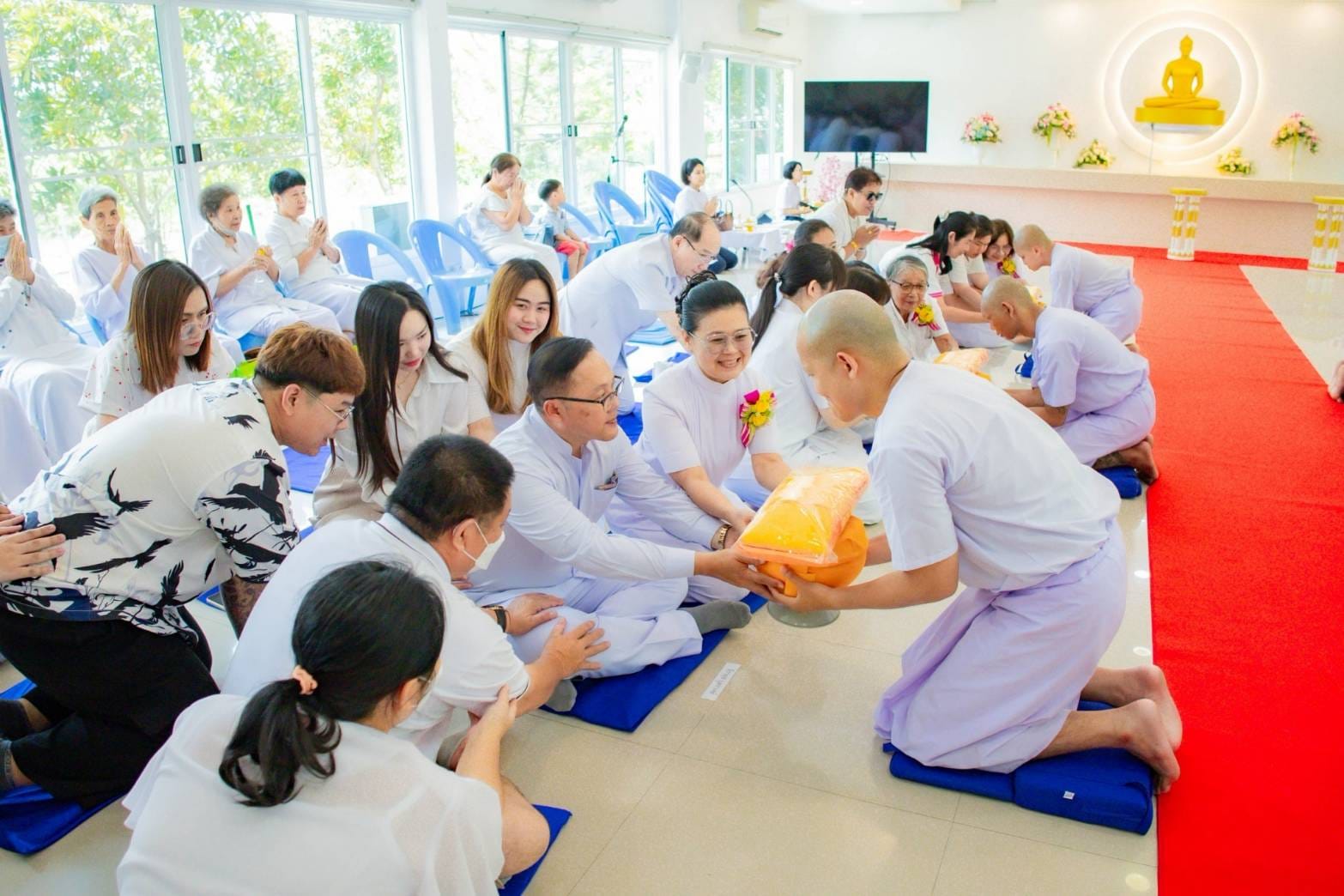 ศูนย์อบรมเยาวชนลาดหลุมแก้ว จัดโครงการอุปสมบทธรรมทายาทเดือนมีนาคม