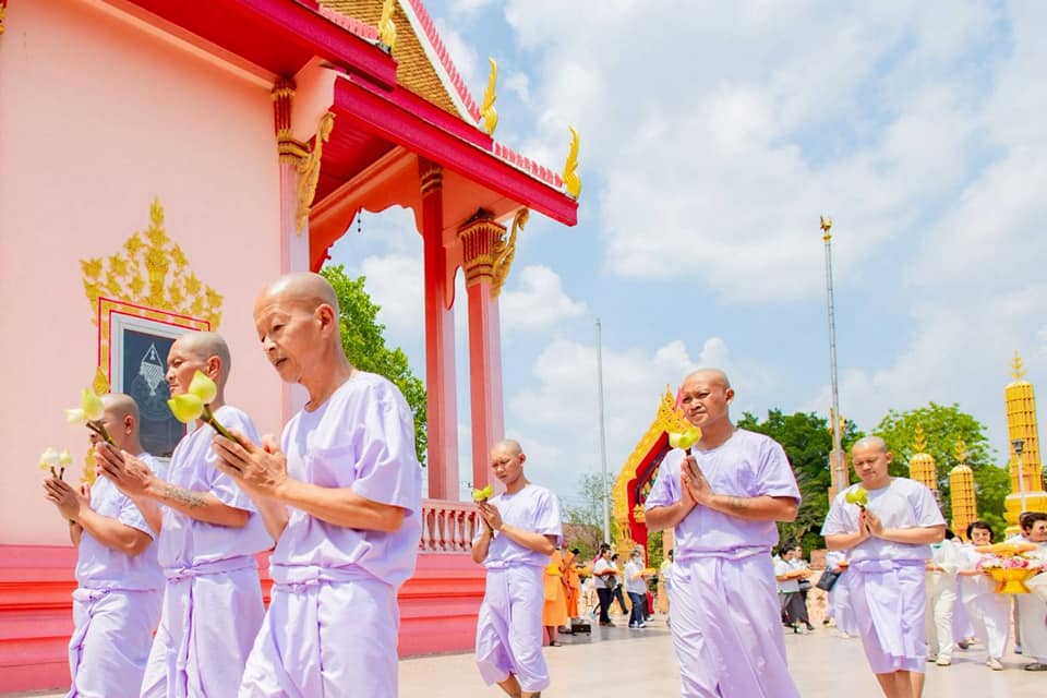 ศูนย์อบรมเยาวชนลาดหลุมแก้ว จัดโครงการอุปสมบทธรรมทายาทเดือนมีนาคม
