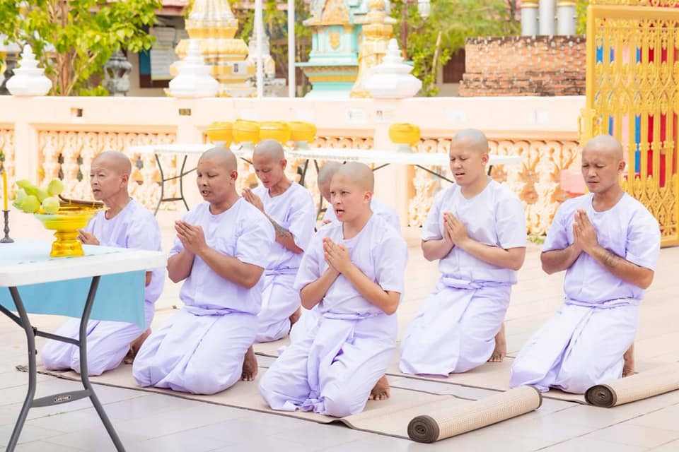 ศูนย์อบรมเยาวชนลาดหลุมแก้ว จัดโครงการอุปสมบทธรรมทายาทเดือนมีนาคม