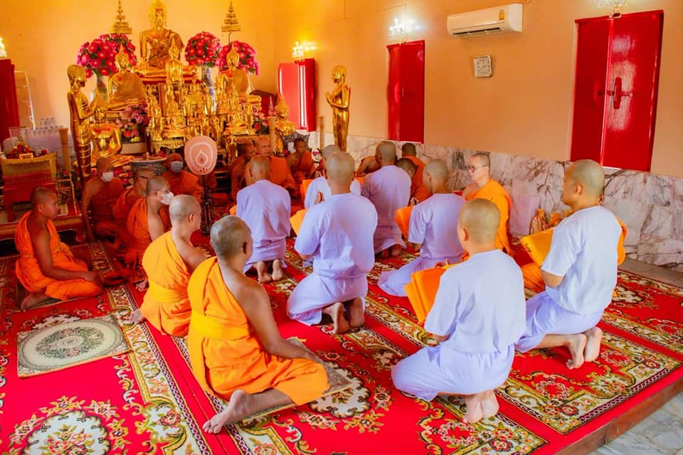 ศูนย์อบรมเยาวชนลาดหลุมแก้ว จัดโครงการอุปสมบทธรรมทายาทเดือนมีนาคม