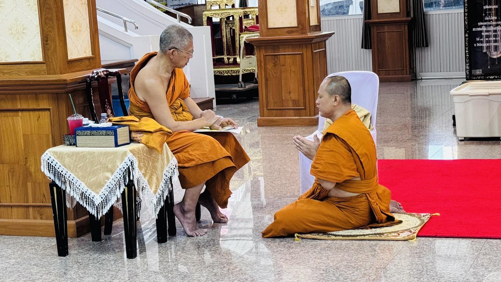 ที่ปรึกษาเจ้าคณะภาค ๑ เป็นประธานในการสอบผู้ทรงพระปาติโมกข์และพระกรรมวาจาจารย์ จังหวัดปทุมธานี