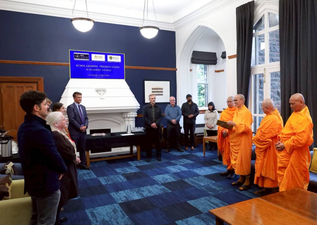 สถาบันวิจัยนานาชาติธรรมชัย (DIRI)  มอบทุนการศึกษา ให้แก่นักศึกษาและคณาจารย์ มหาวิทยาลัยโอทาโก ประเทศนิวซีแลนด์