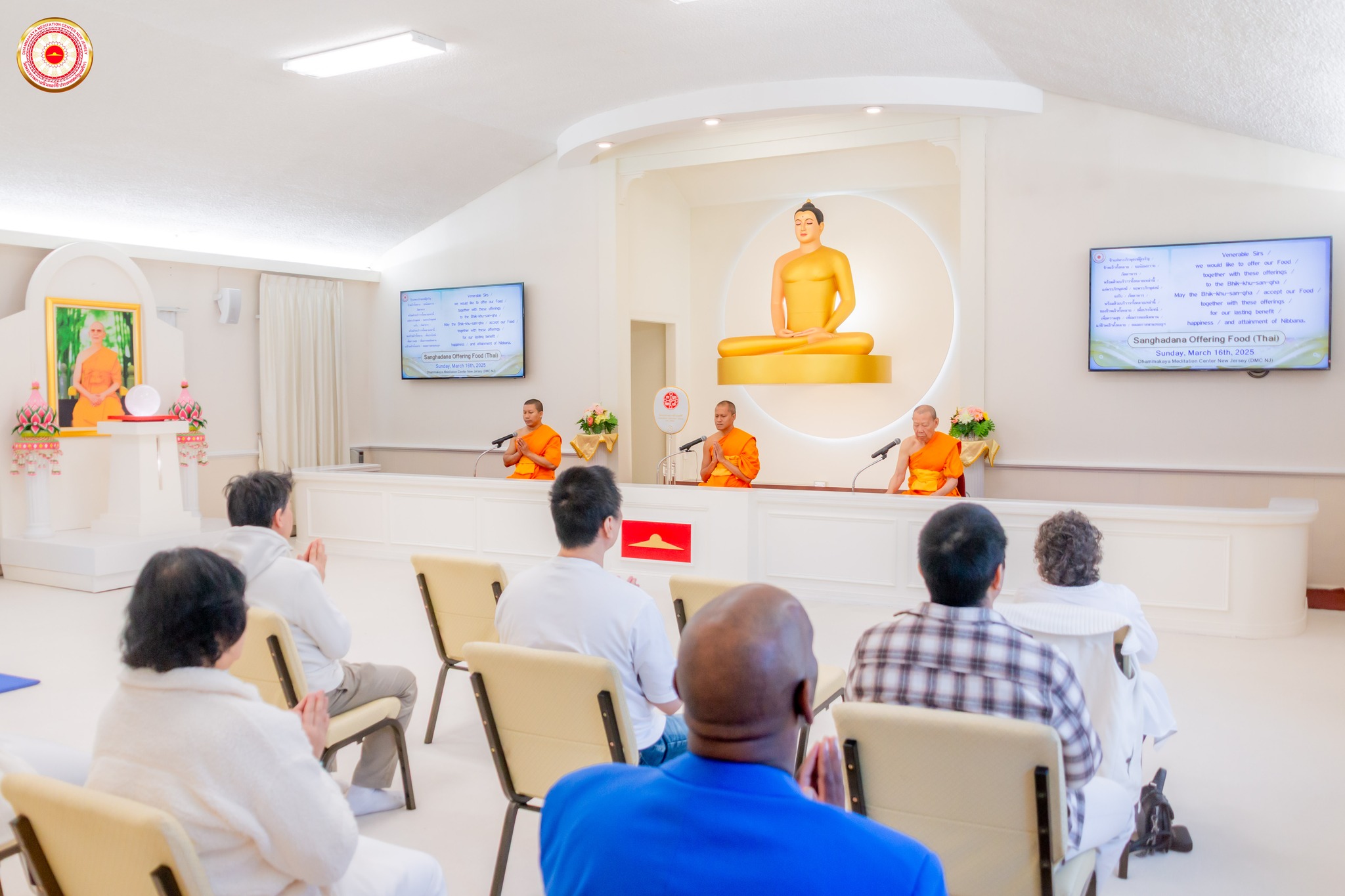 วัดพระธรรมกายนิวเจอร์ซี จัดงานบุญวันอาทิตย์